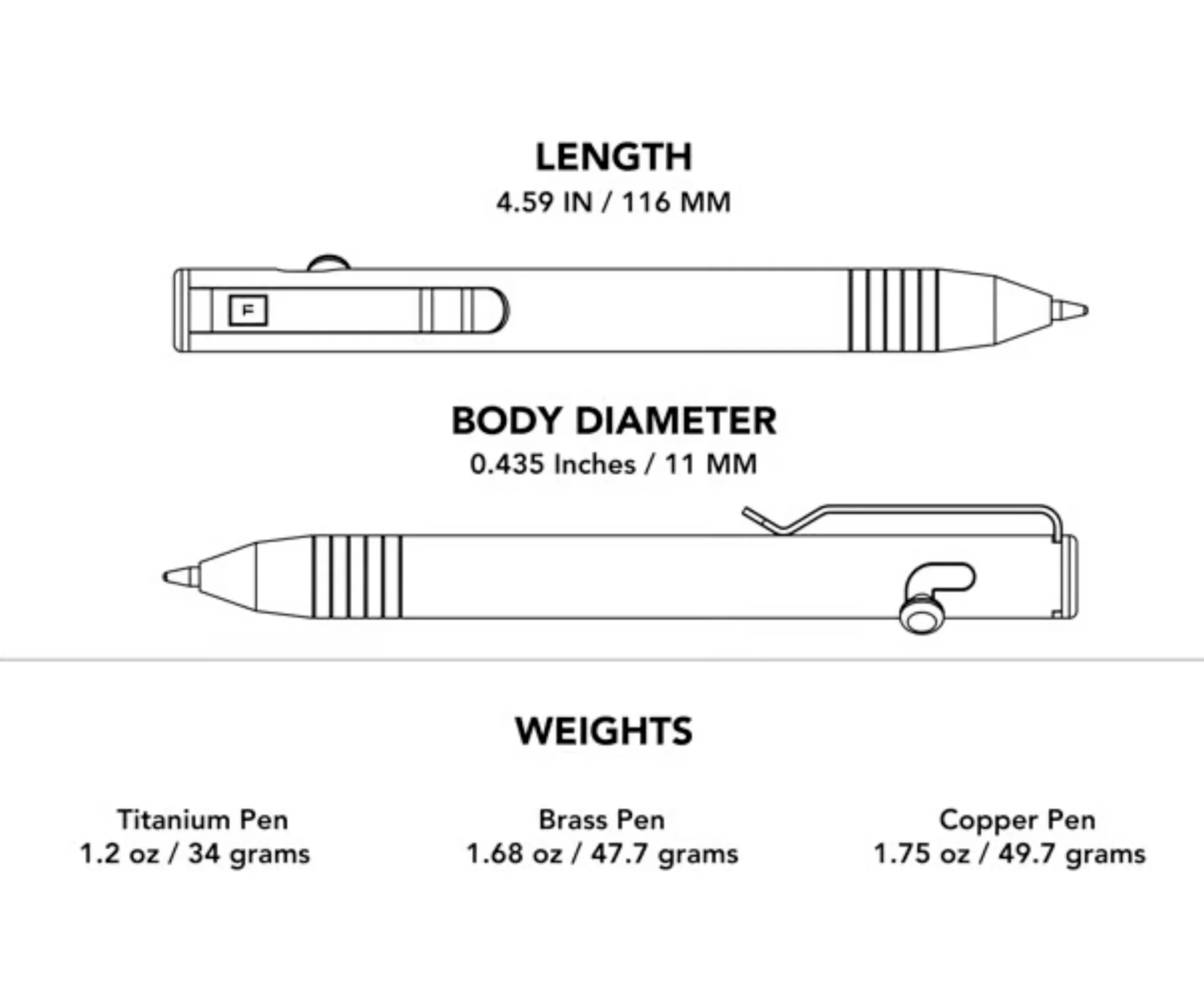 Base Line Bolt Action Pen - Image 17