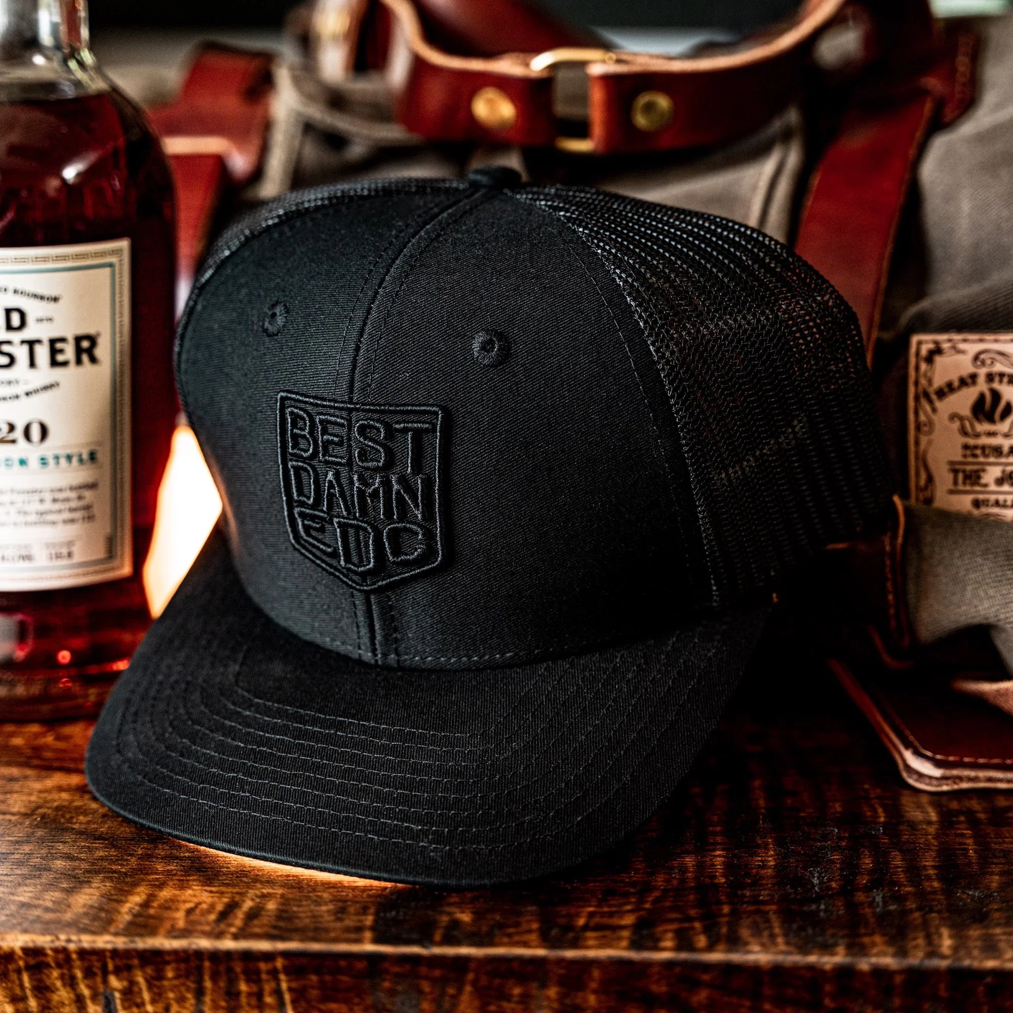 BDEDC Blacked Out Trucker Hat - Image 3