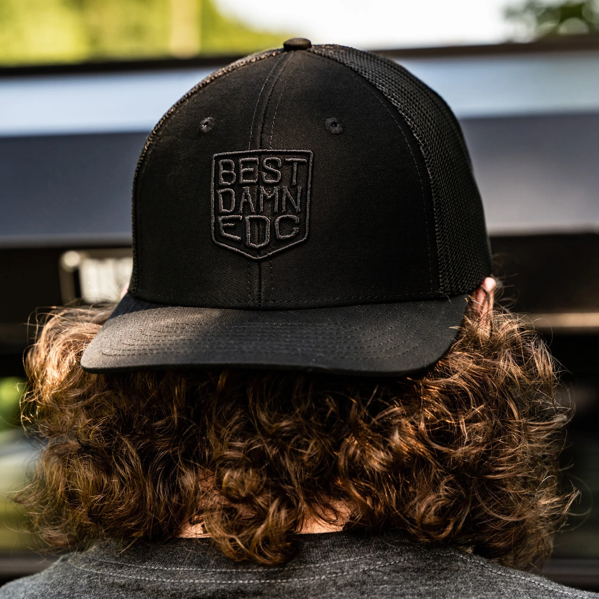 BDEDC Blacked Out Trucker Hat - Image 4