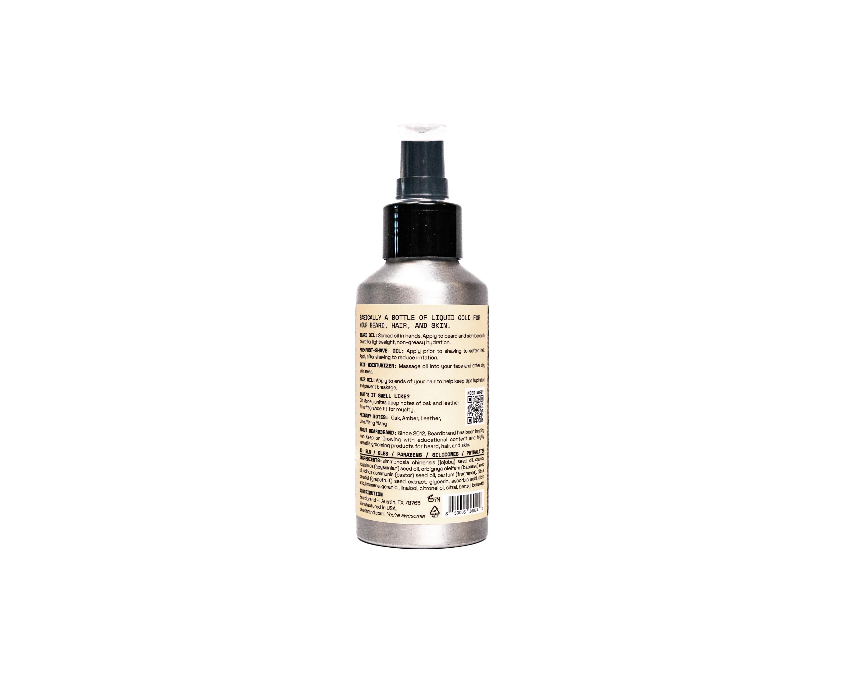 Beardbrand Beard Oil — Lightweight Daily Beard & Face Oil - Image 4