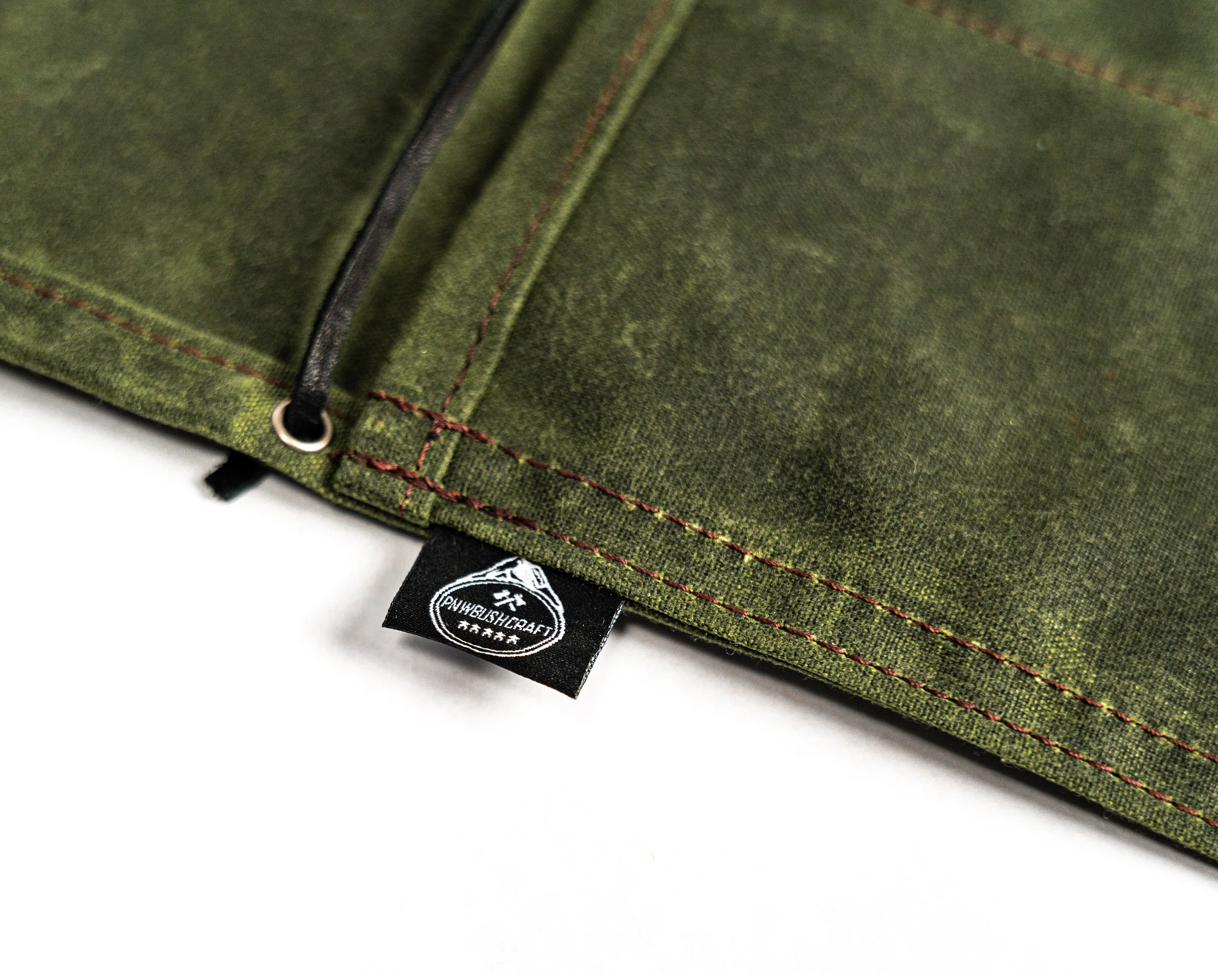 PNW Bushcraft Birch Knife Roll – Waxed Canvas, 8 Pockets - Image 3