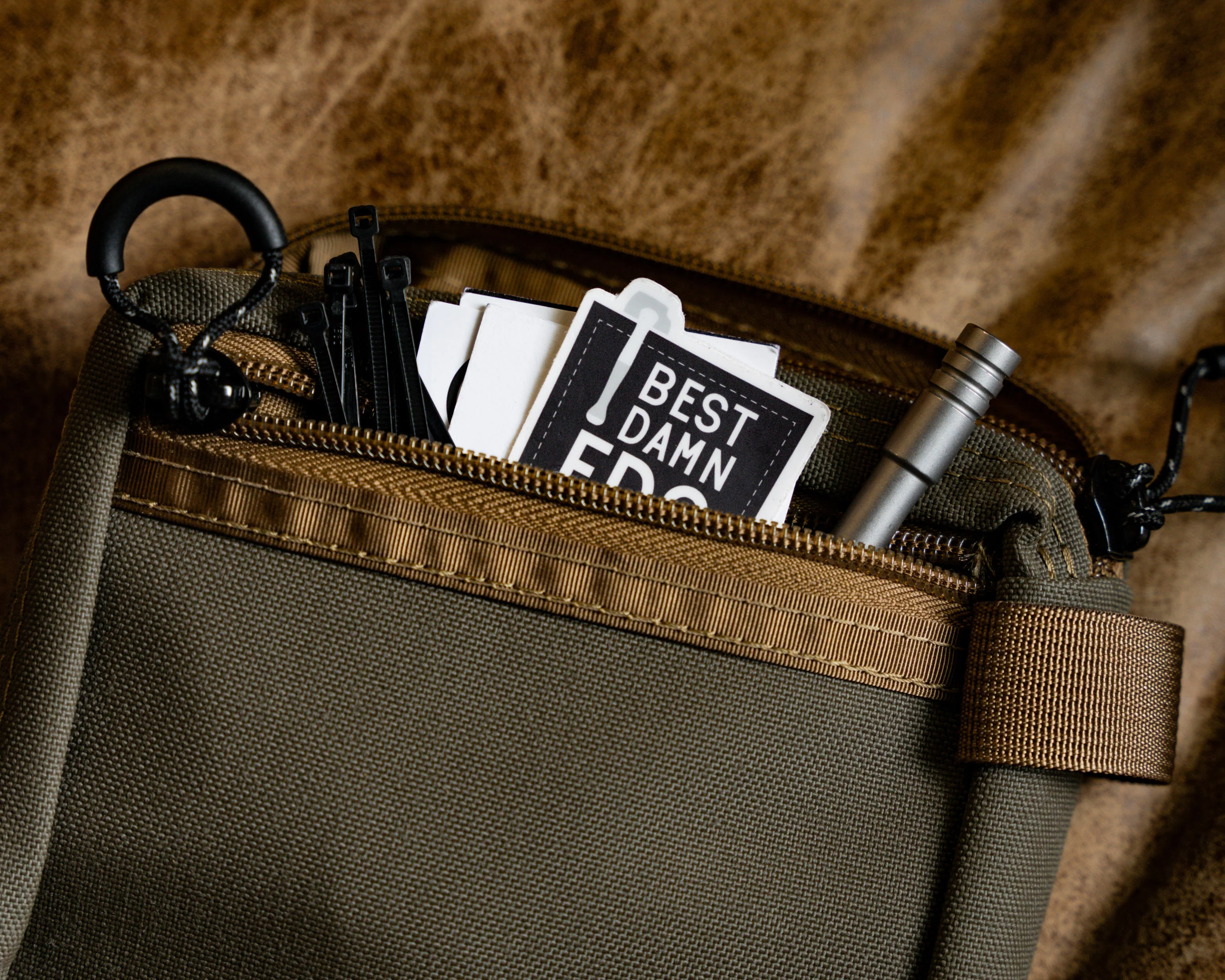 Carry Commission EDC Pouch Bundle — Blue Ridge Overland Gear, Ranger/Coyote - Image 6