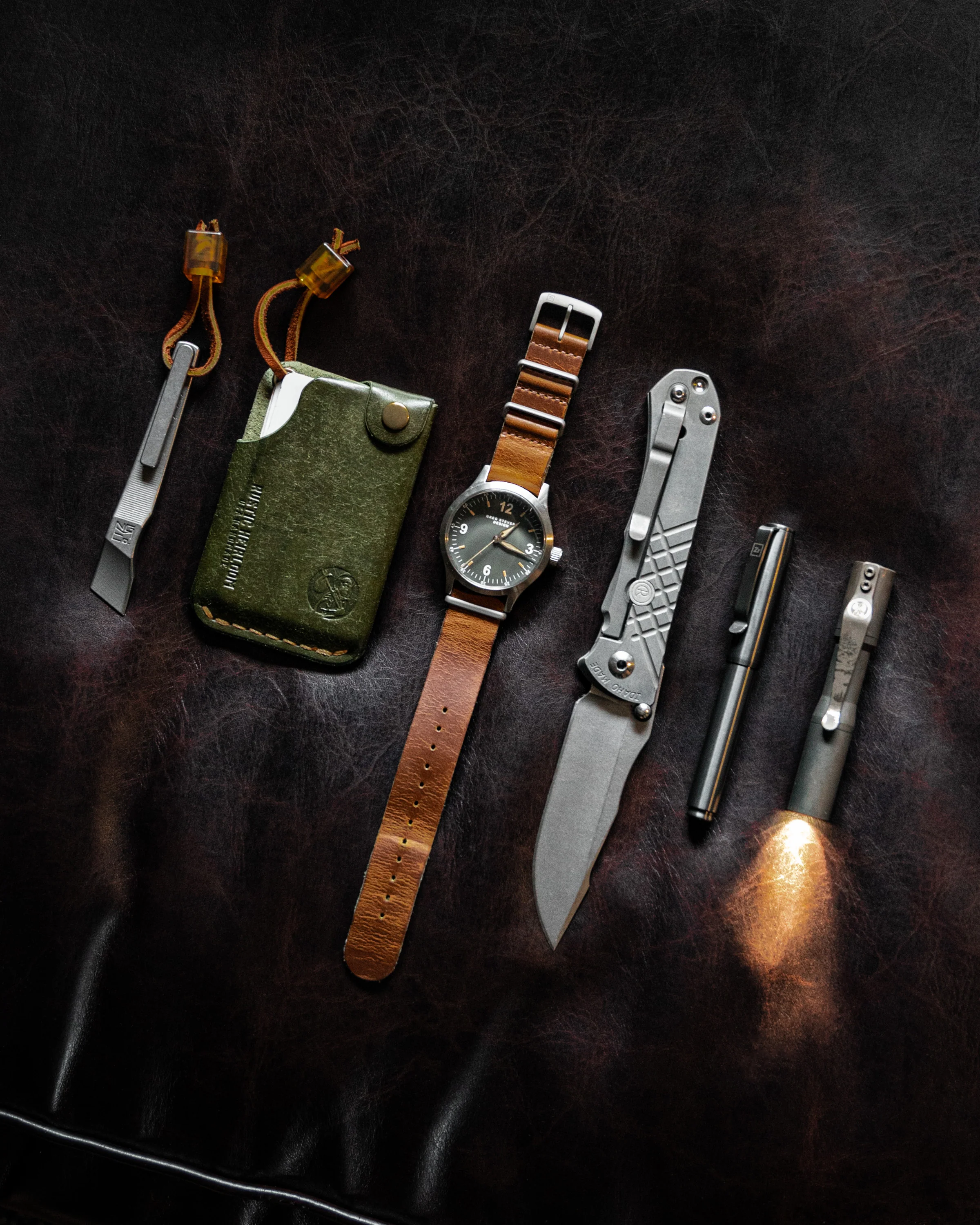Carry Commission x Wildr Goods Co. Hitchhiker Leather EDC Wallet - Image 8