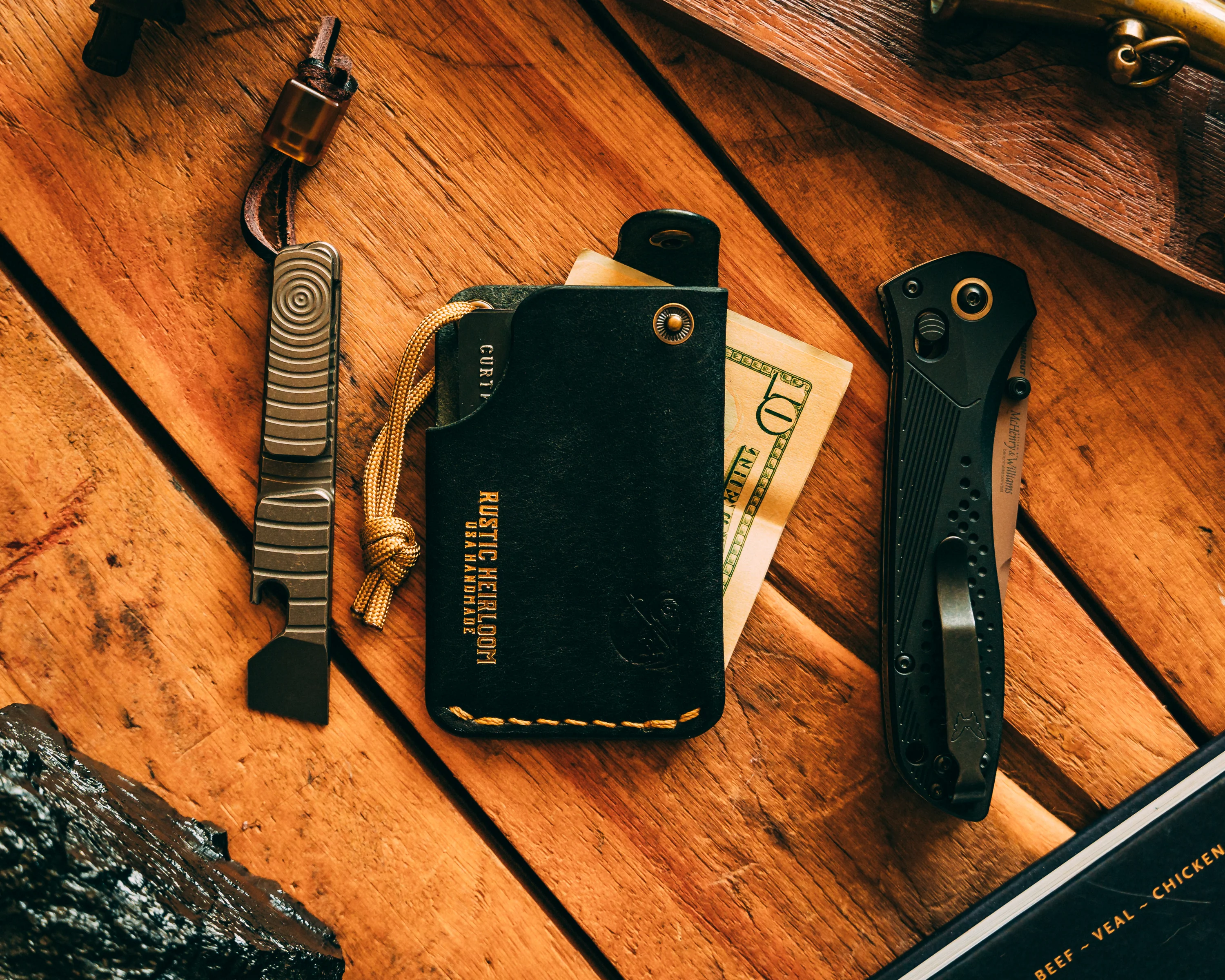 Carry Commission x Wildr Goods Co. Hitchhiker Leather EDC Wallet - Image 9