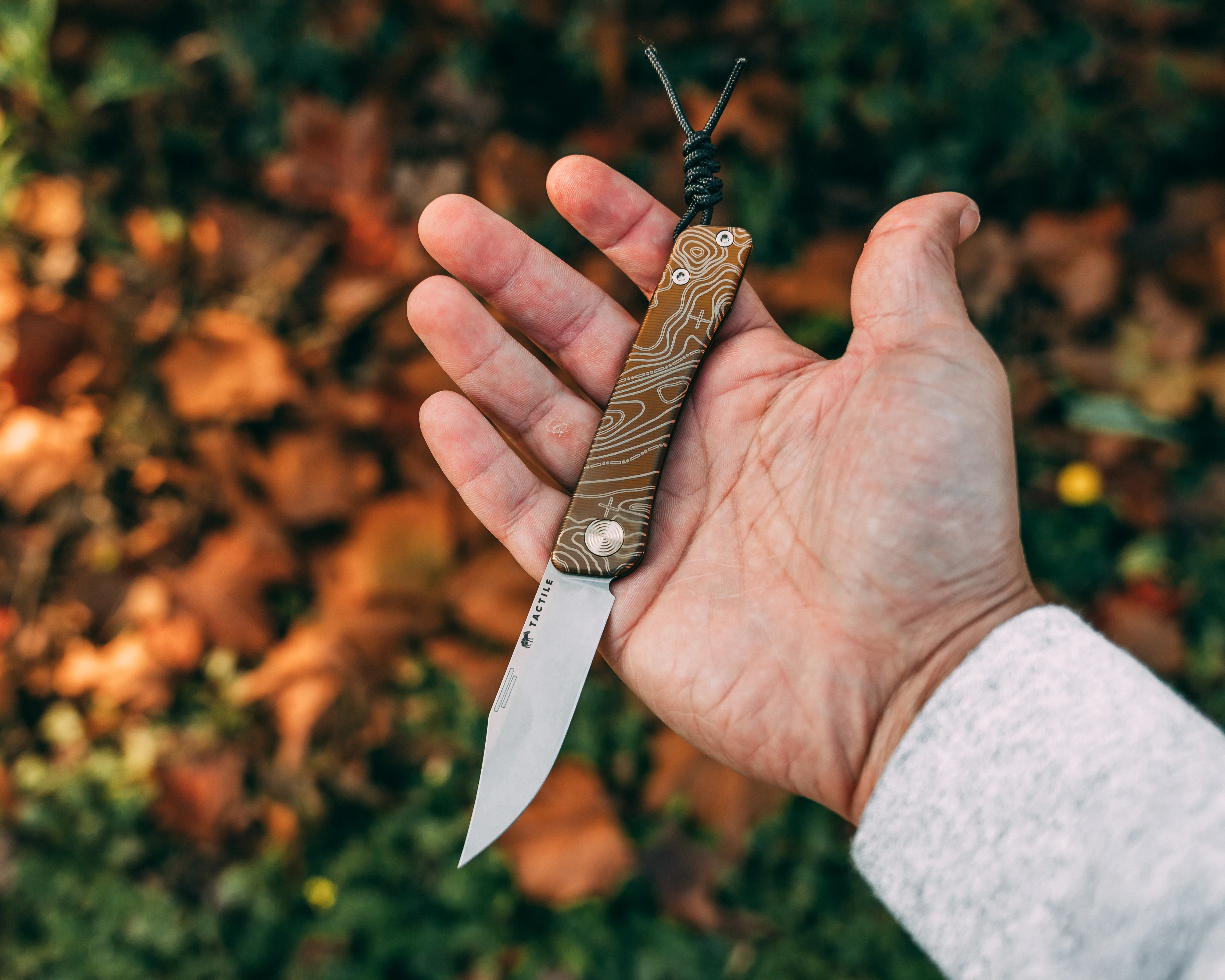 Tactile Knife Co. Bexar — Bronze Topo Titanium Handle | Carry Commission Exclusive - Image 18