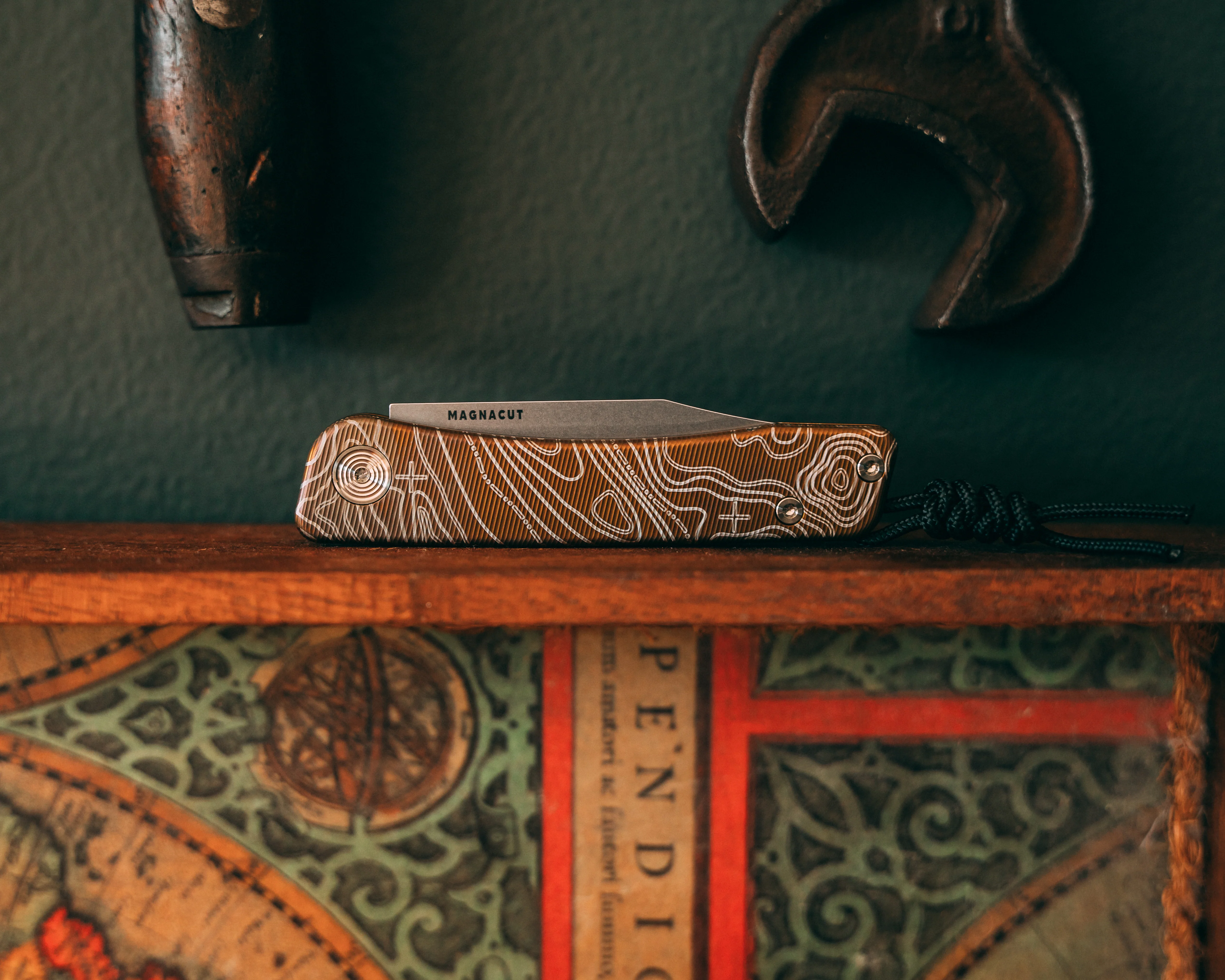 Tactile Knife Co. Bexar — Bronze Topo Titanium Handle | Carry Commission Exclusive - Image 19