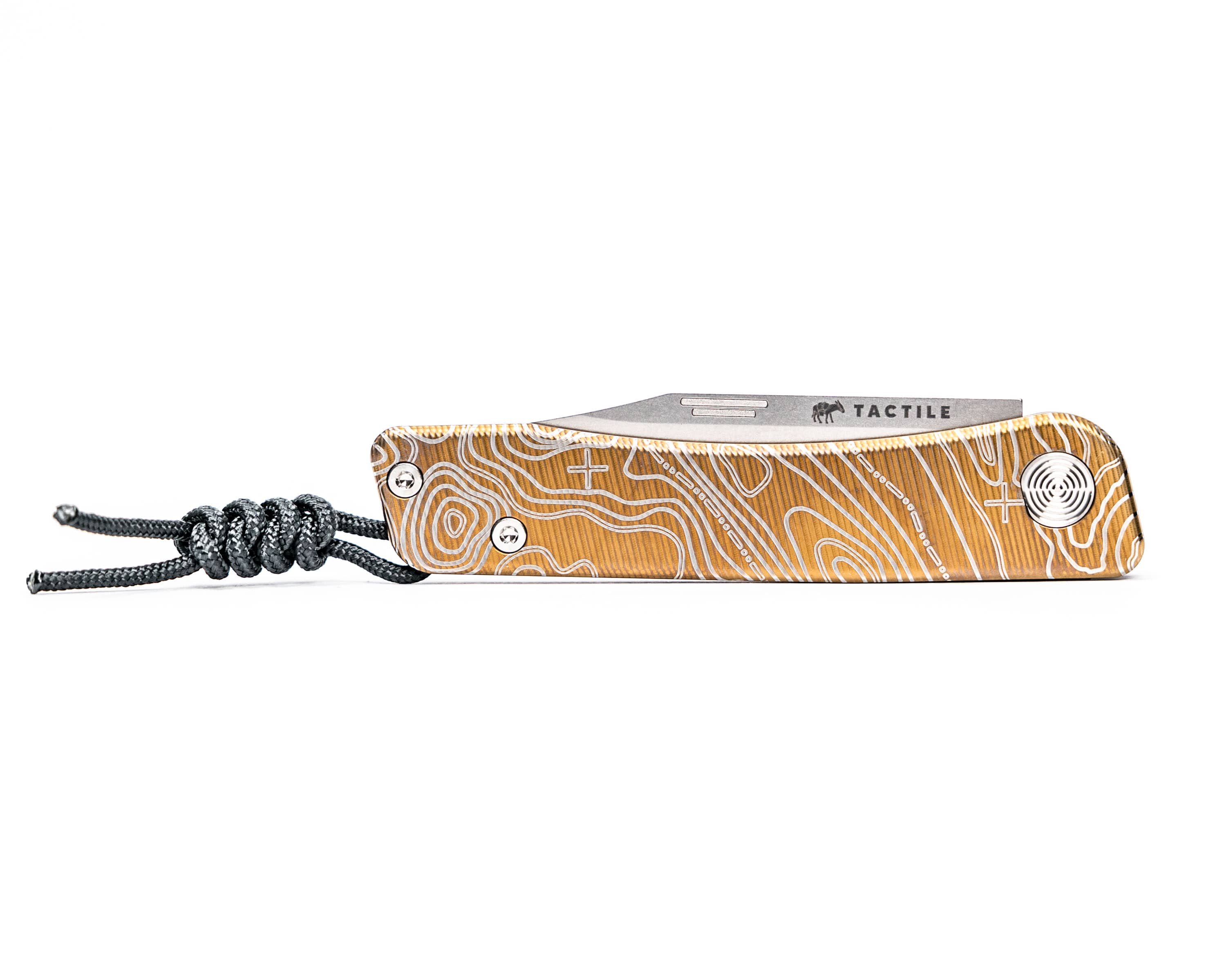 Tactile Knife Co. Bexar — Bronze Topo Titanium Handle | Carry Commission Exclusive - Image 6