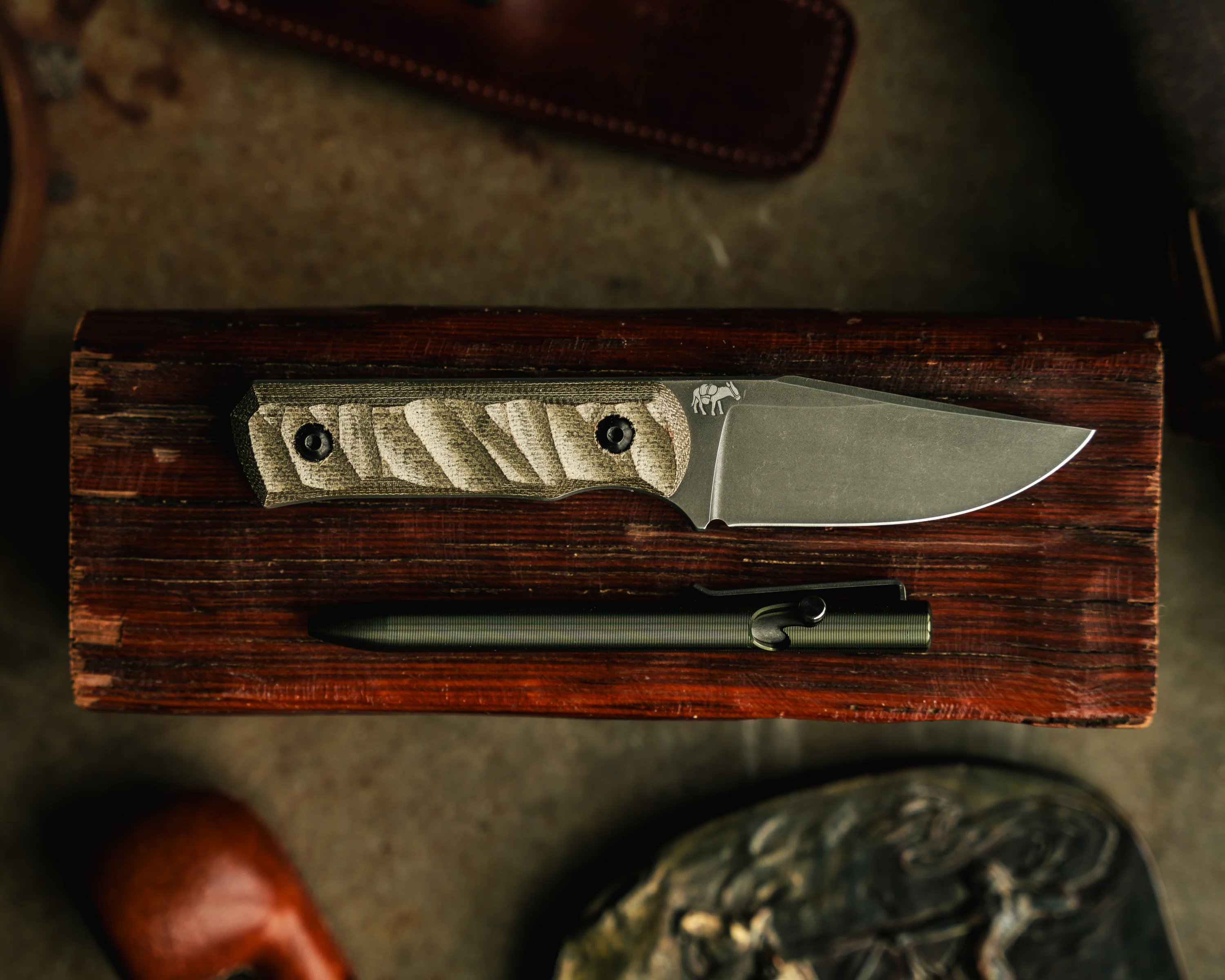 Carry Commission x Tactile Turn Bolt Action Pen — Green Topo, 7075 Aluminum - Image 12