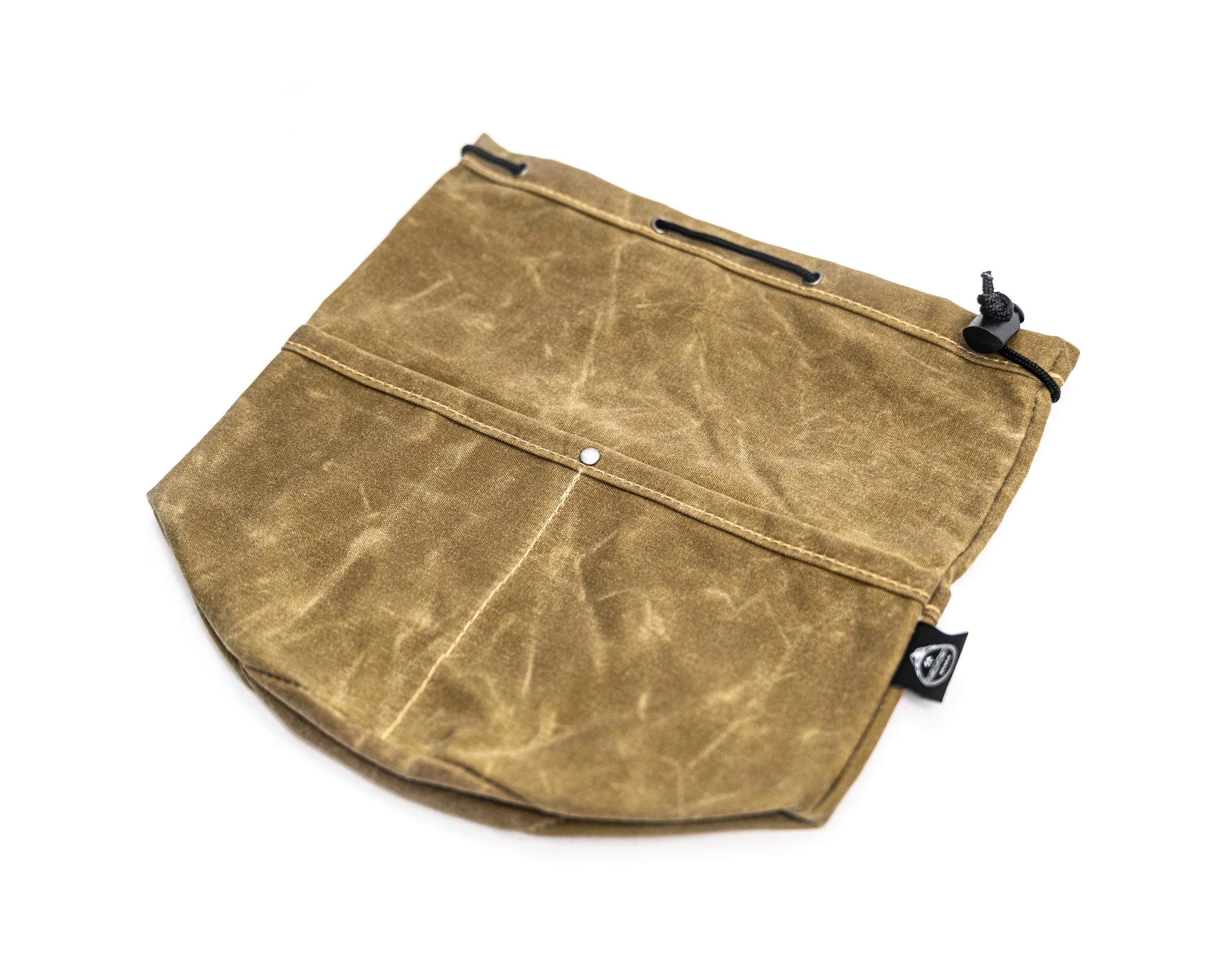PNW Bushcraft Cedar Bucket Bag – Waxed Canvas Cinch Bag - Image 8