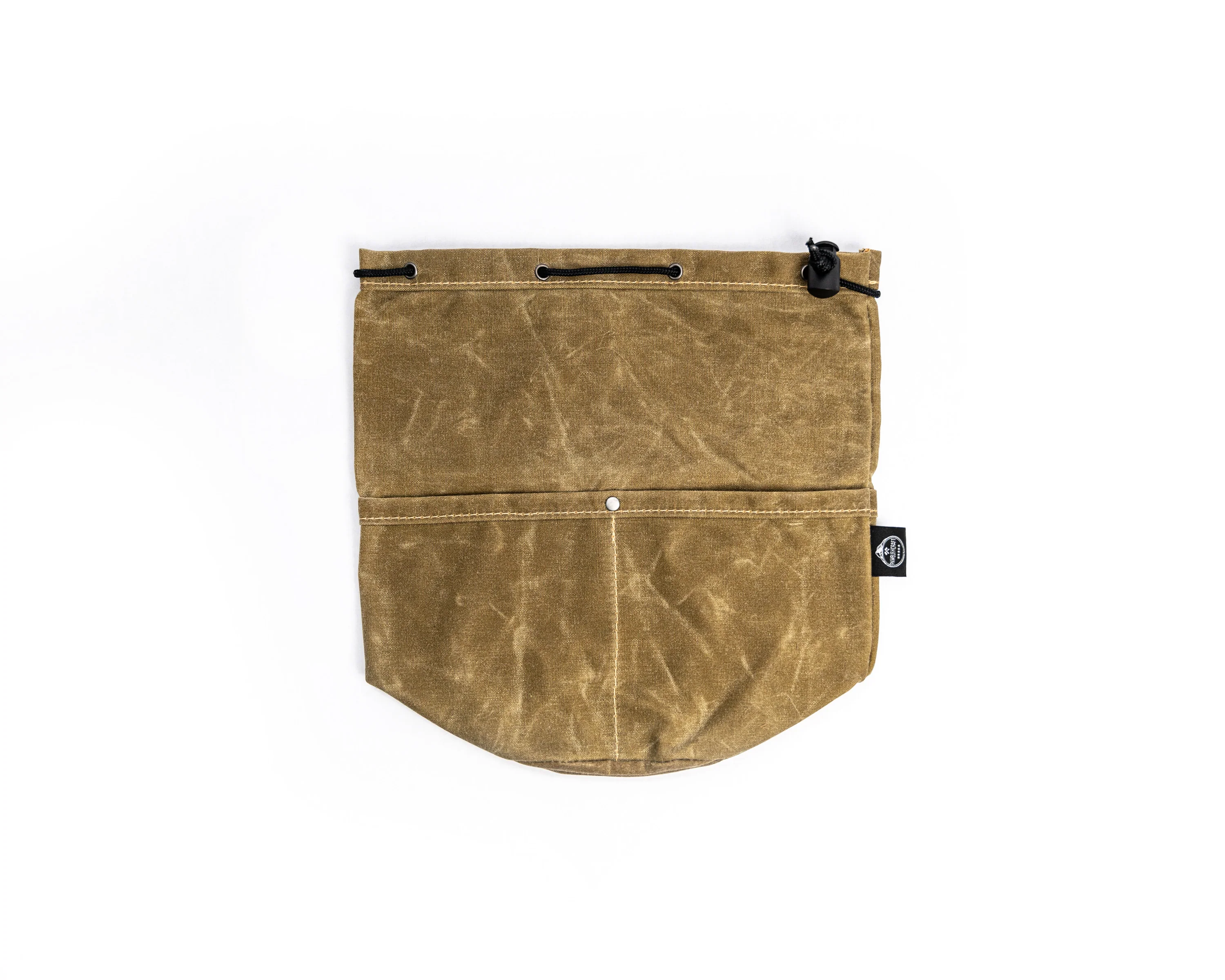 PNW Bushcraft Cedar Bucket Bag – Waxed Canvas Cinch Bag - Image 9