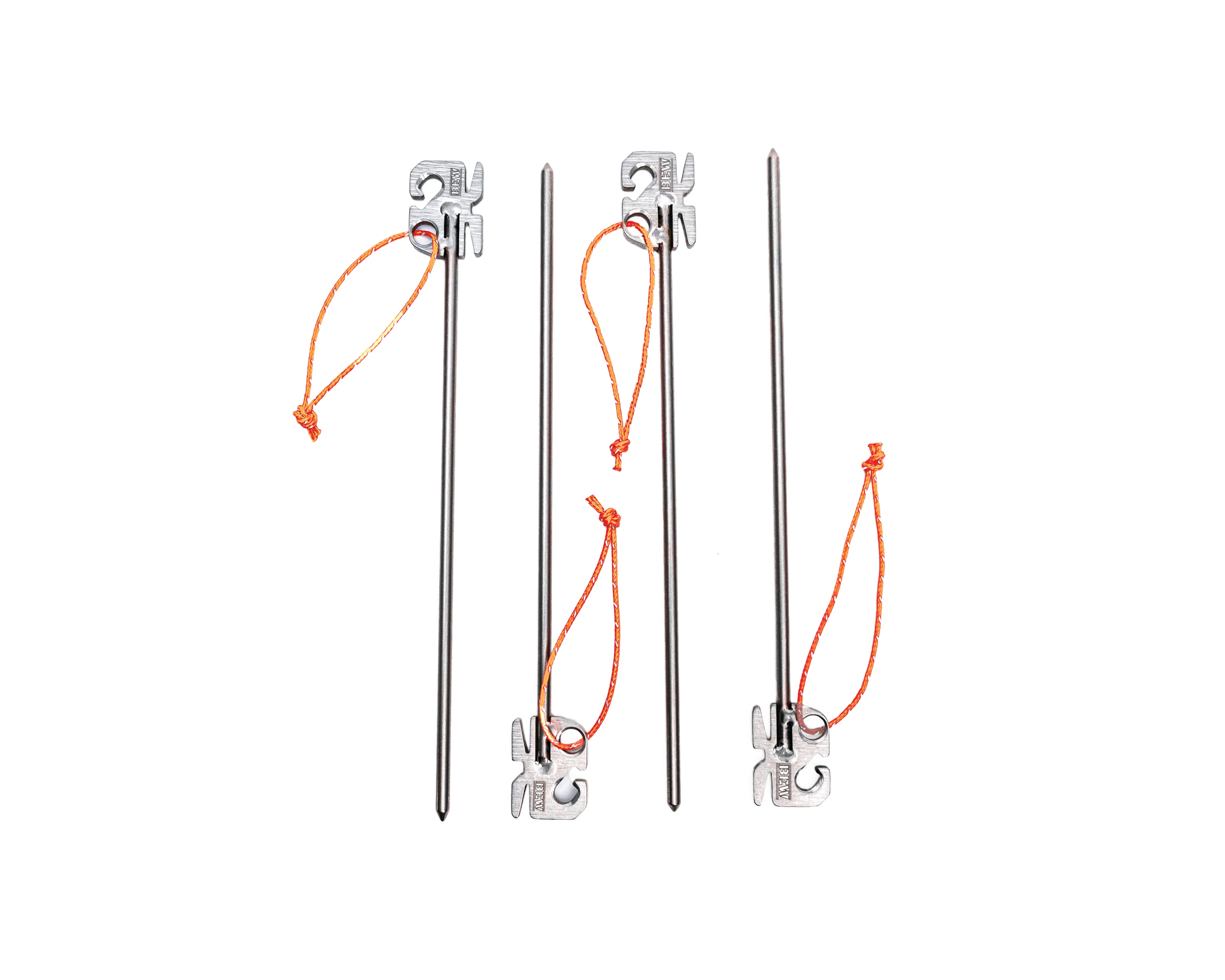 BEW Dirt Dart Titanium Tent Stakes — Grade 5, No-Knot - Image 2