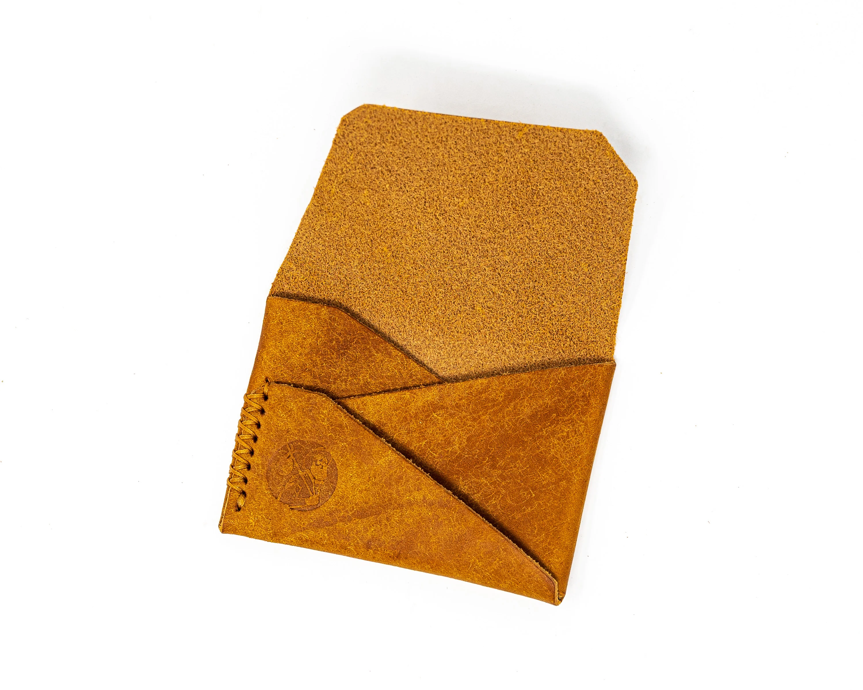 Open Sea Leather Gun Deck Mini — Slim Pueblo Leather EDC Wallet - Image 5