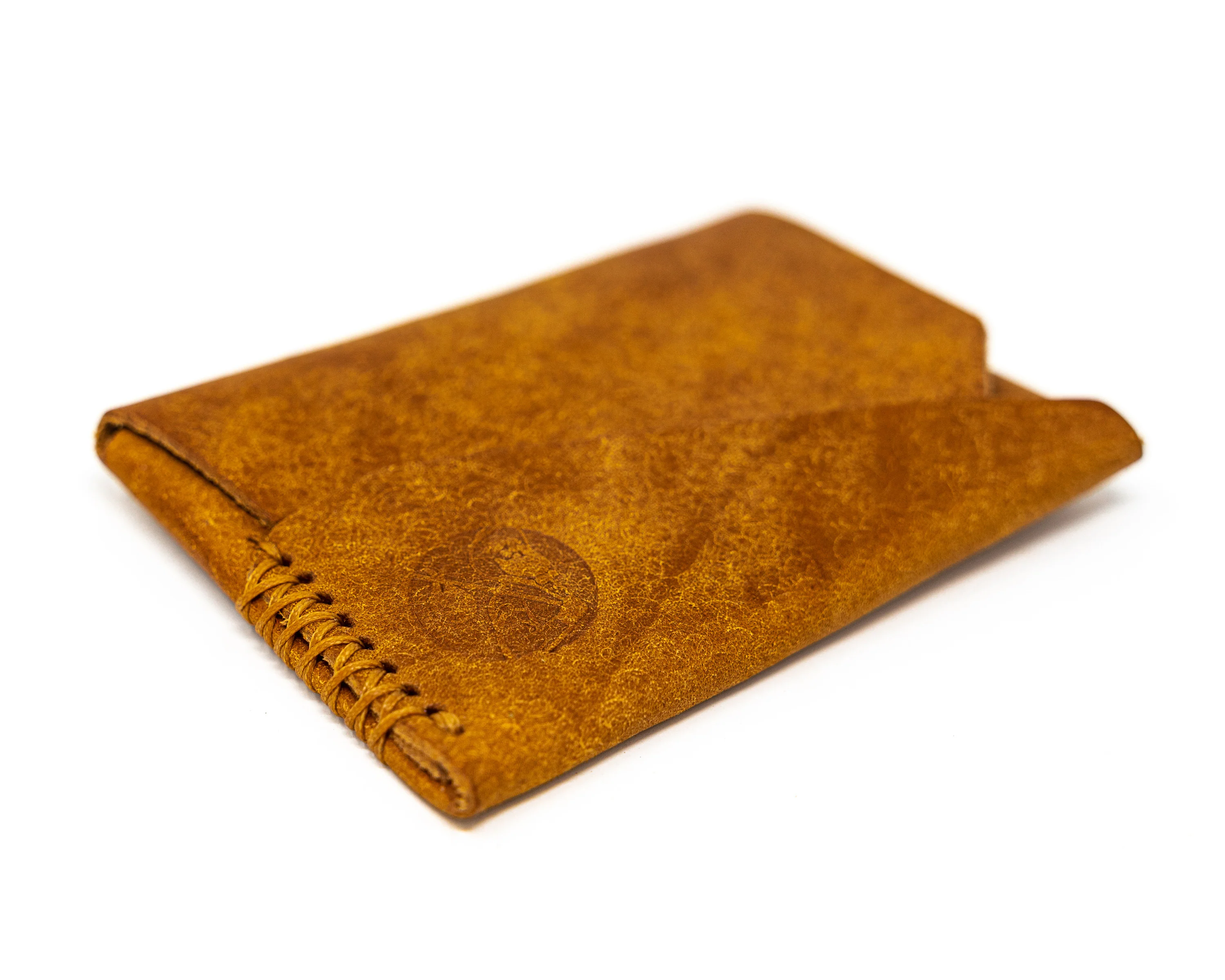 Open Sea Leather Gun Deck Mini — Slim Pueblo Leather EDC Wallet - Image 6