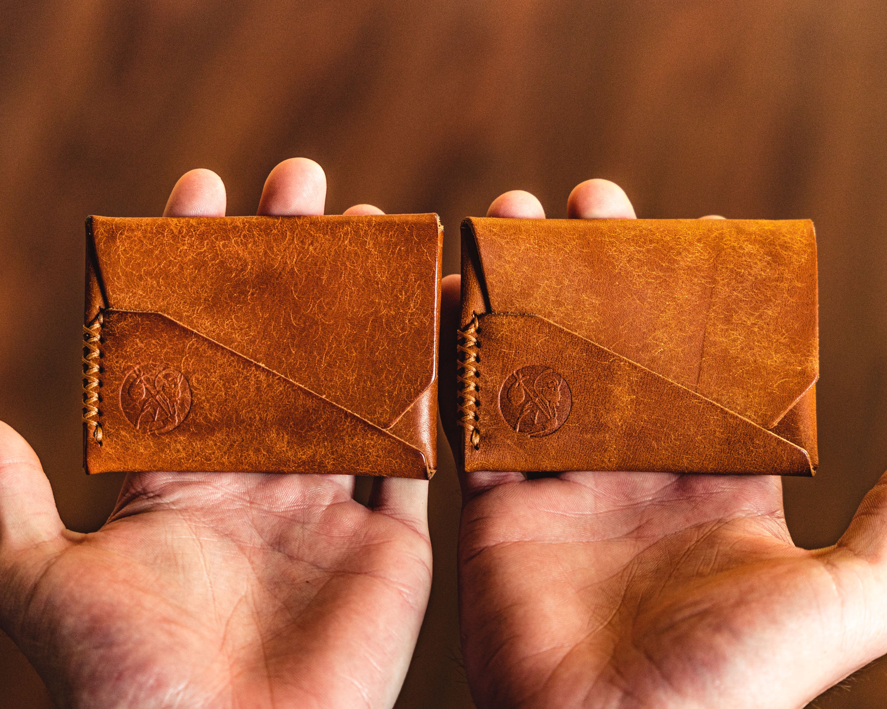 Open Sea Leather Gun Deck Mini — Slim Pueblo Leather EDC Wallet - Image 8