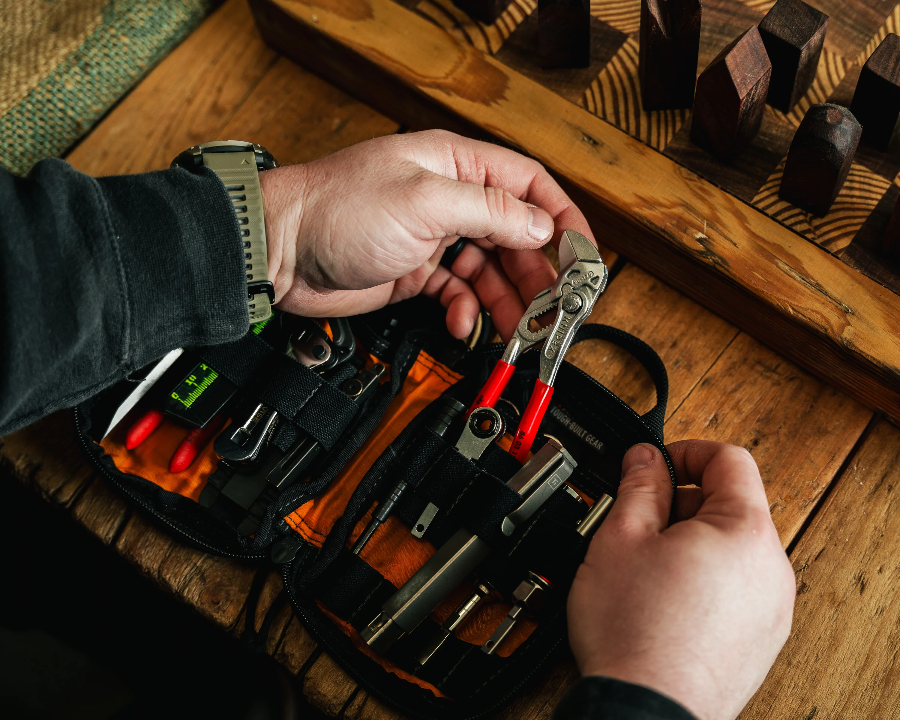 KNIPEX 5" Mini Pliers Wrench - Image 3