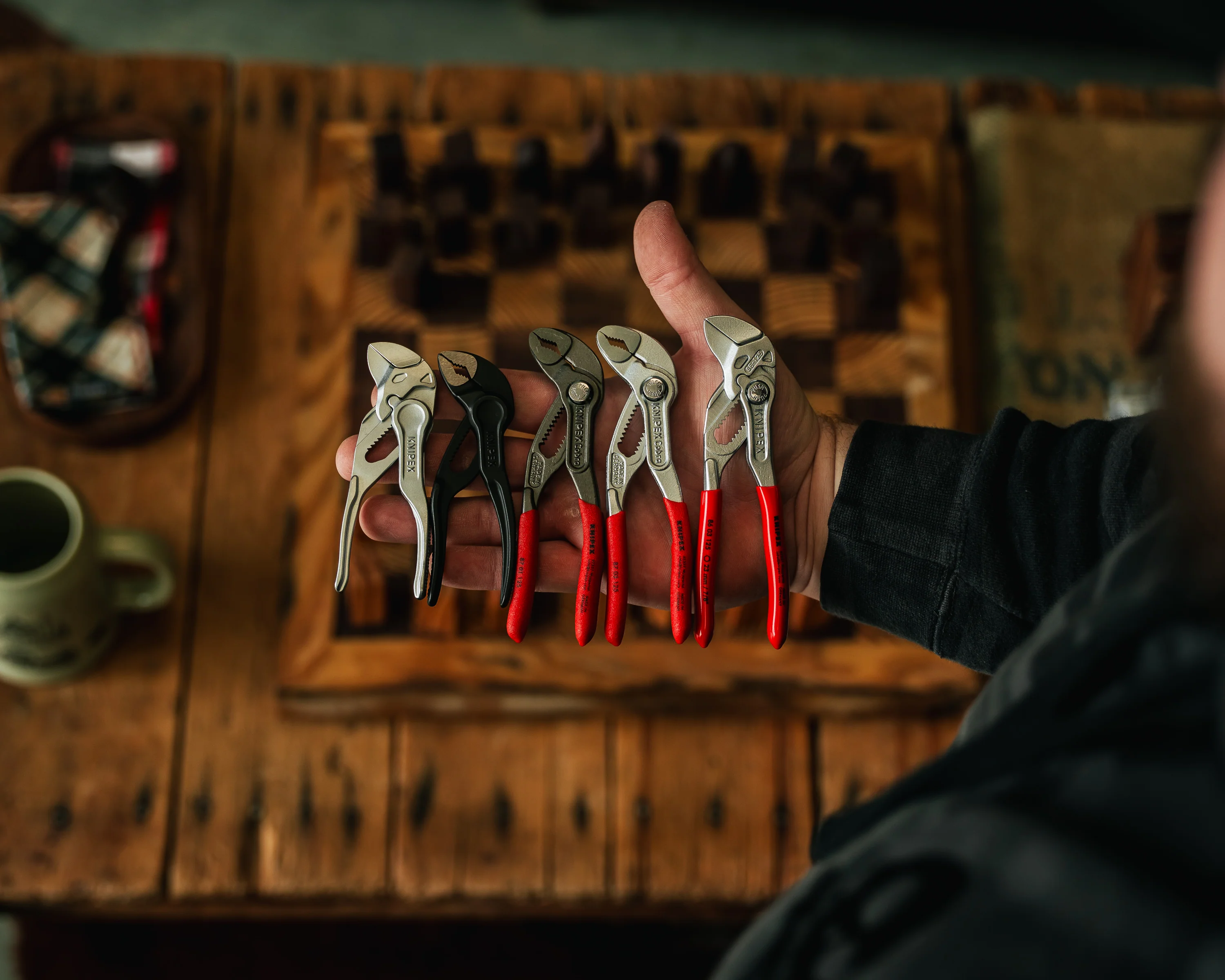 KNIPEX Mini Pliers Set XS — Cobra & Pliers Wrench with Belt Pouch - Image 5