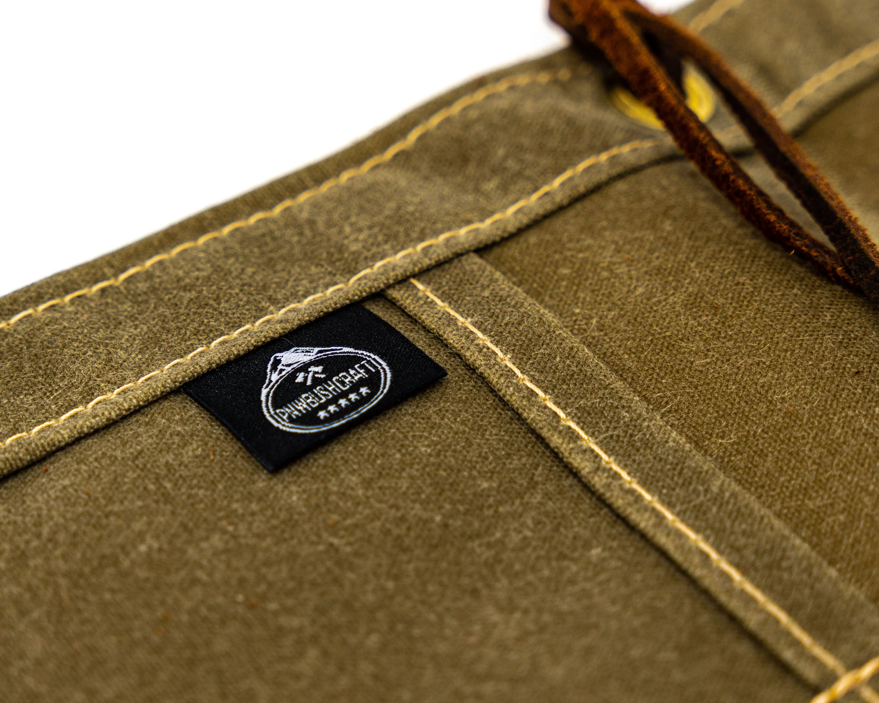 PNW Bushcraft Maple Knife Roll – 15-Pocket Waxed Canvas Tool Roll - Image 10