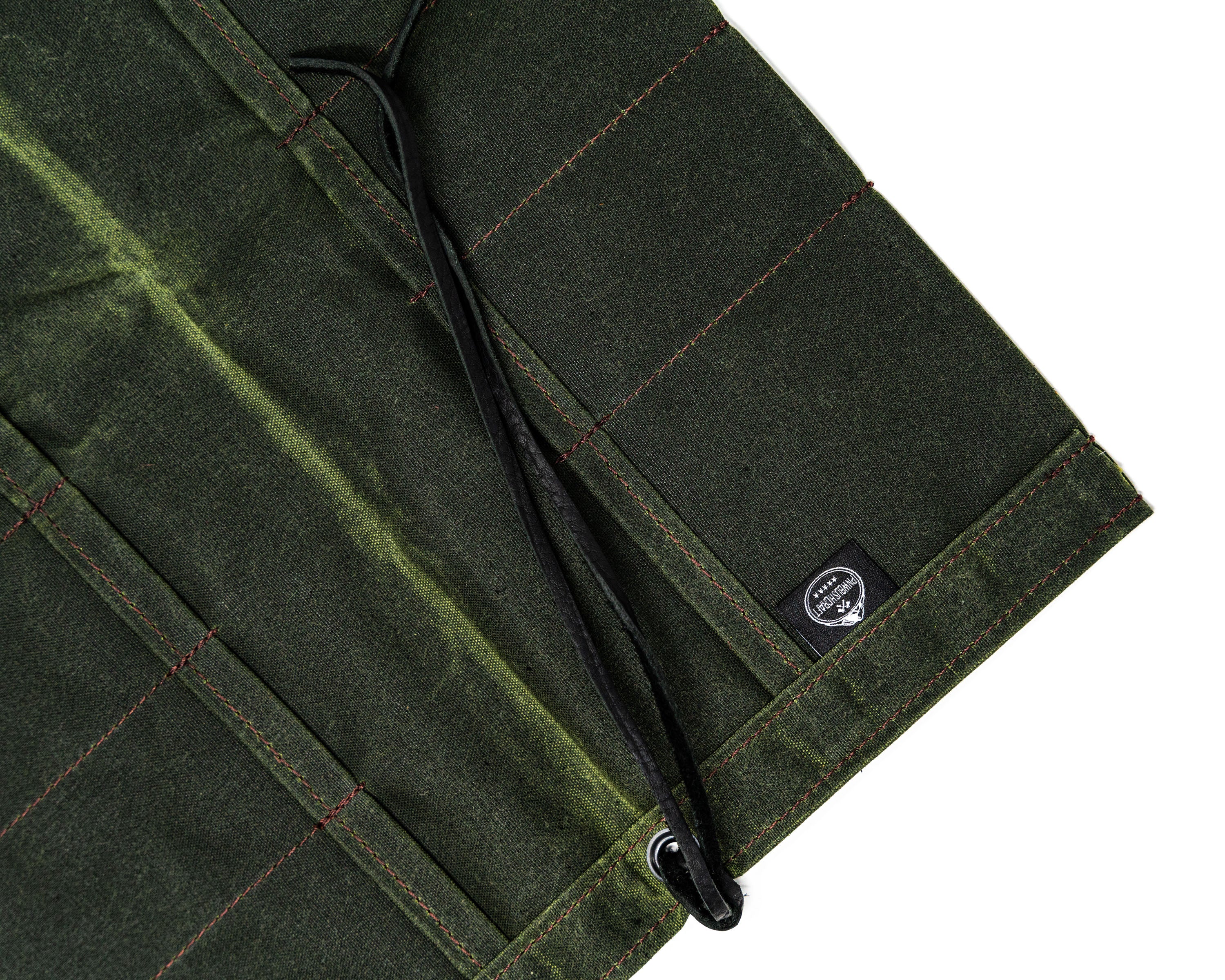PNW Bushcraft Maple Knife Roll – 15-Pocket Waxed Canvas Tool Roll - Image 4