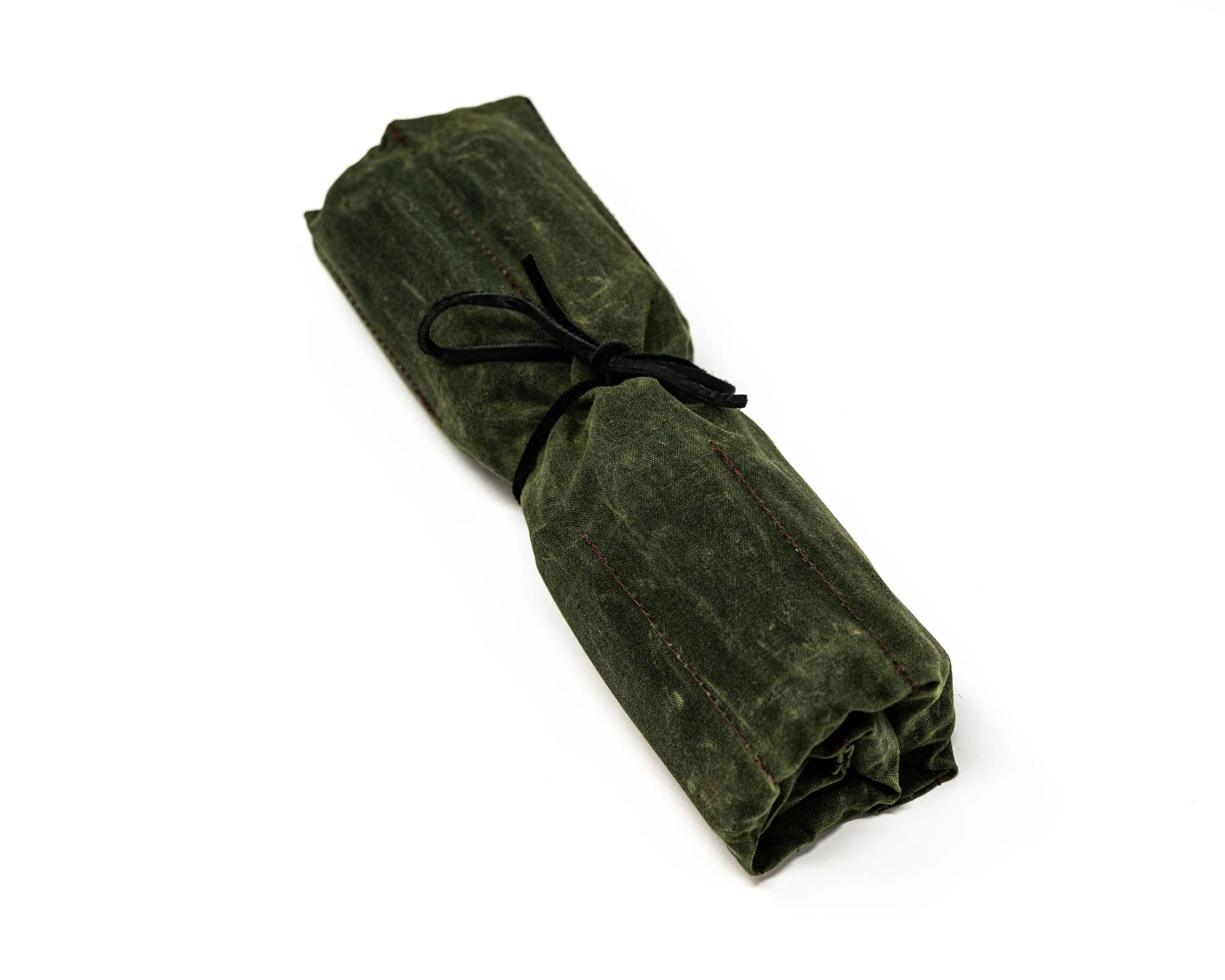 PNW Bushcraft Maple Knife Roll – 15-Pocket Waxed Canvas Tool Roll - Image 7