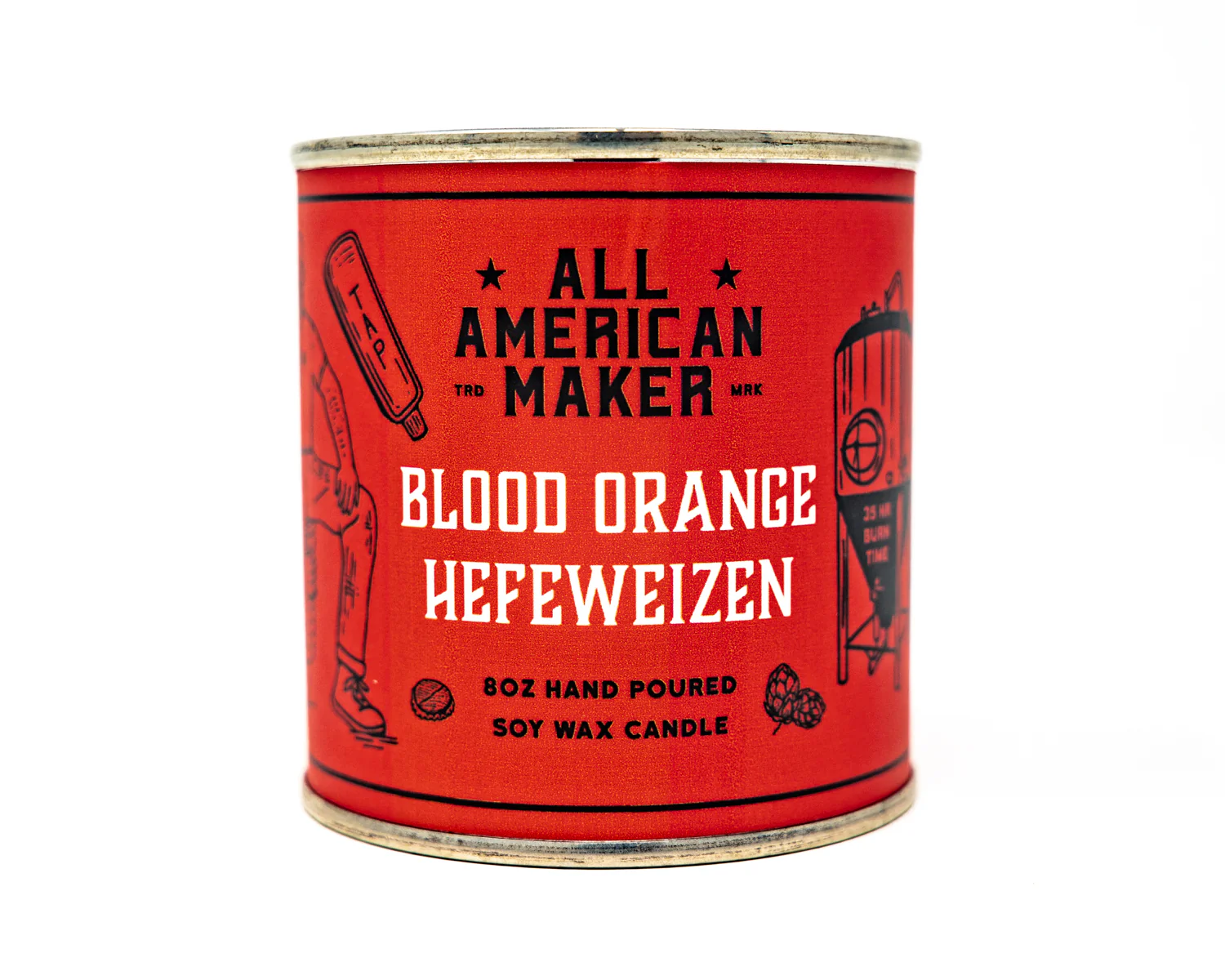 AAM Soy Wax Candle 8oz - Image 3