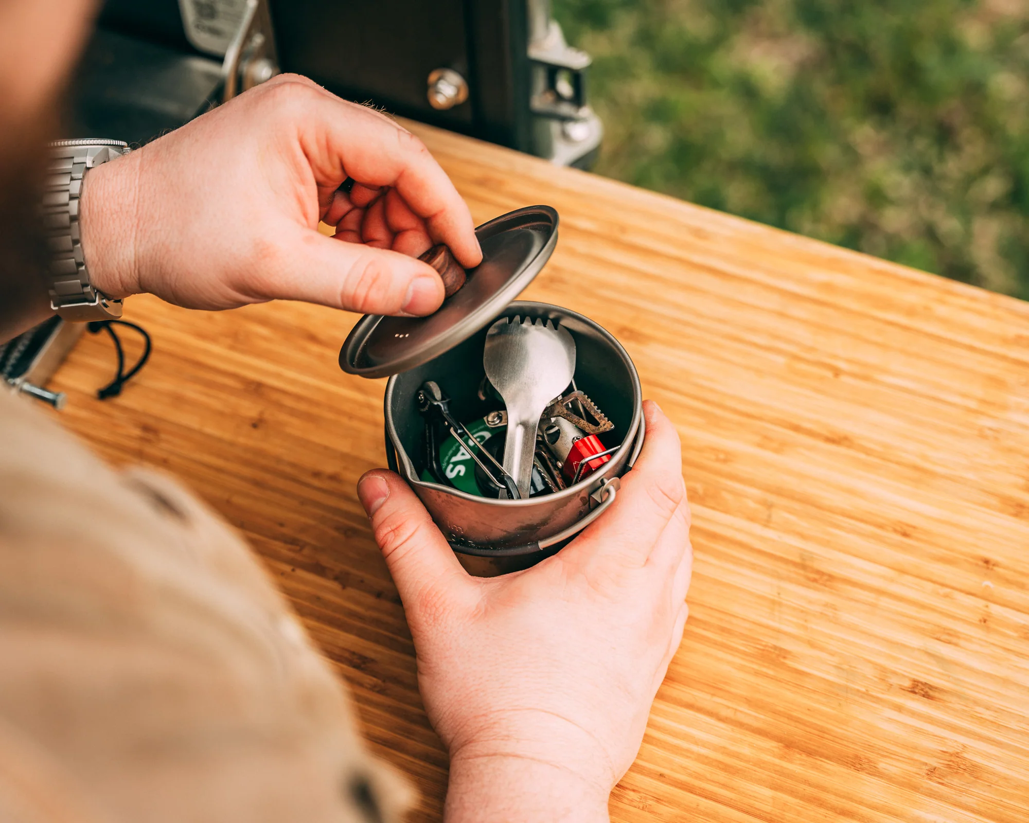 Stubby Titanium Spork - Image 3