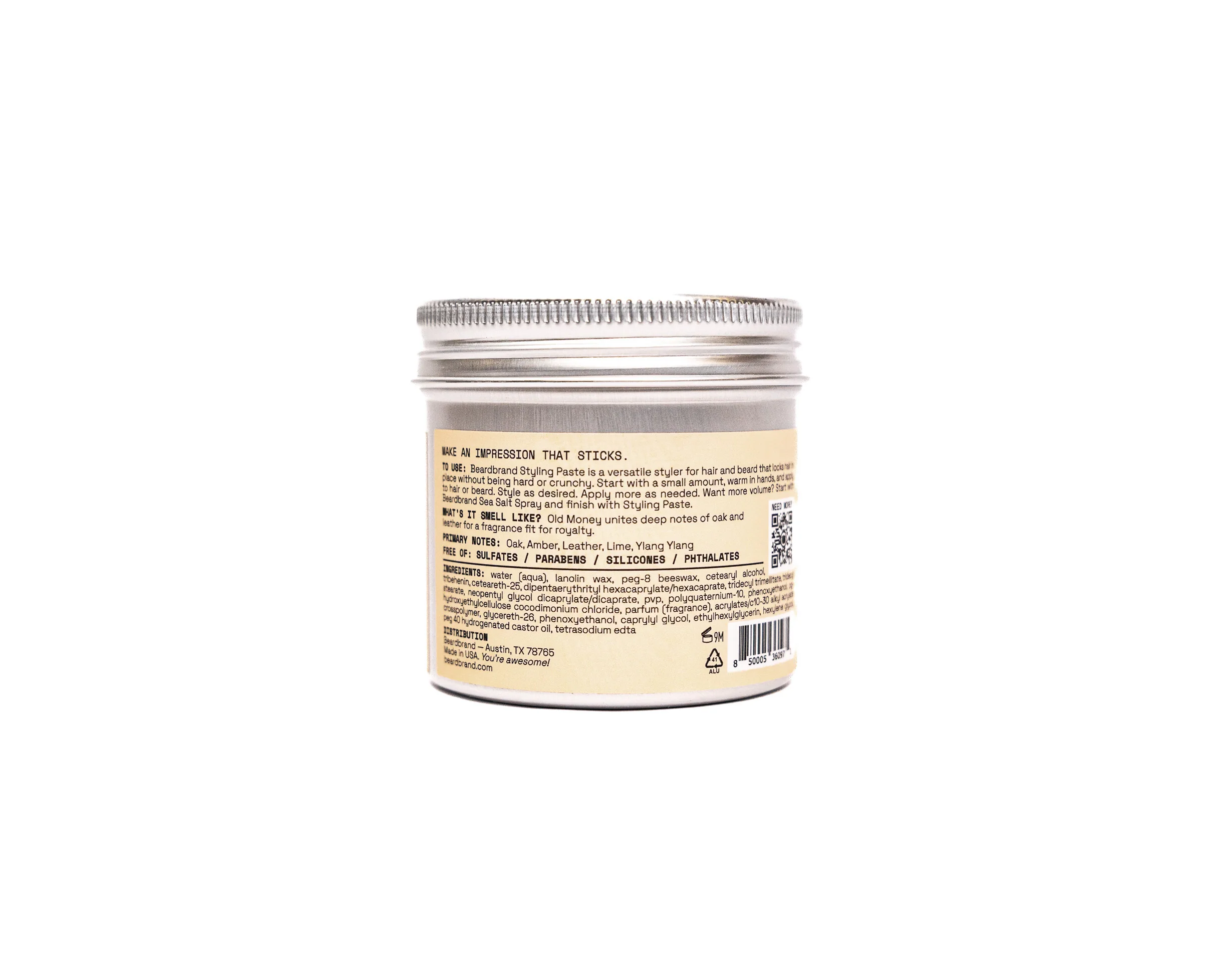 Beardbrand Styling Paste — Medium Hold Hair & Beard Paste - Image 4