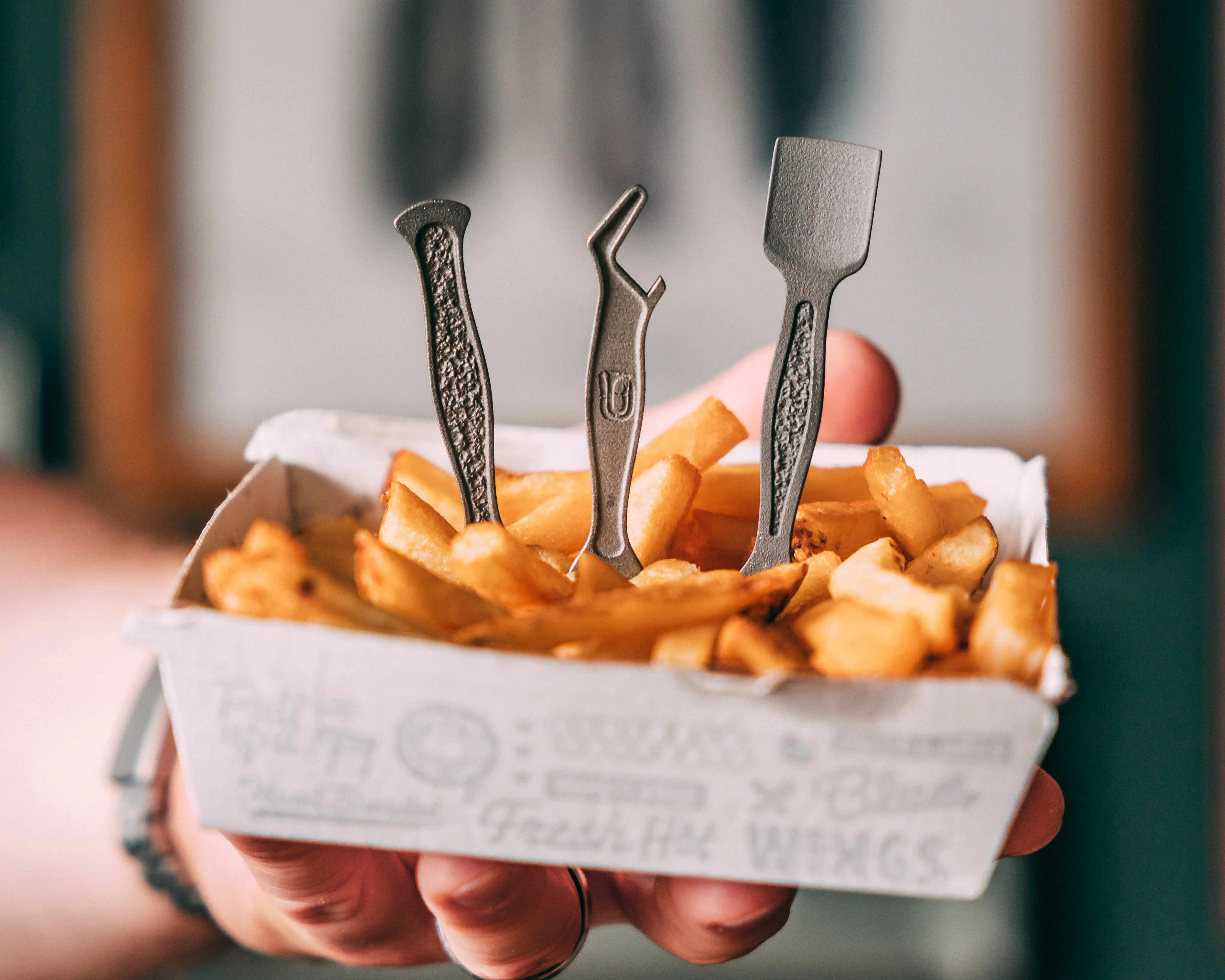 Titanium French Fry Fork - Image 5