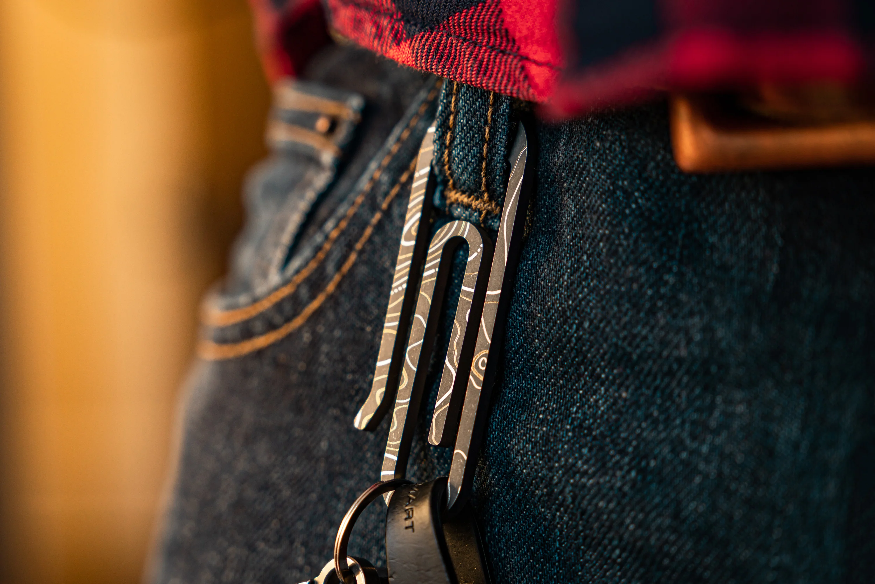 Carry Commission x JRW Gear Topo Tough Clip – Titanium & Brass Key Clip - Image 19