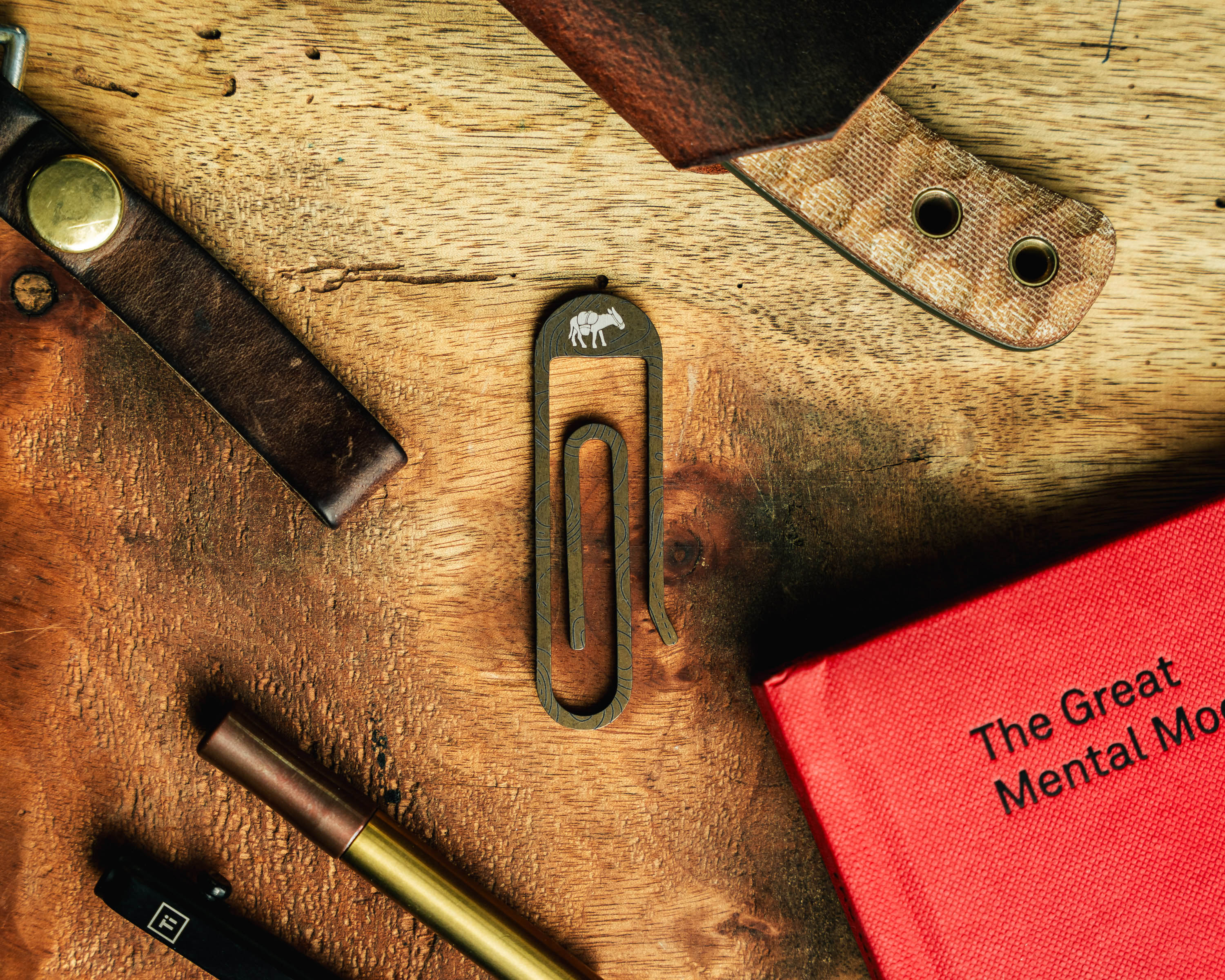 Carry Commission x JRW Gear Topo Tough Clip – Titanium & Brass Key Clip - Image 4