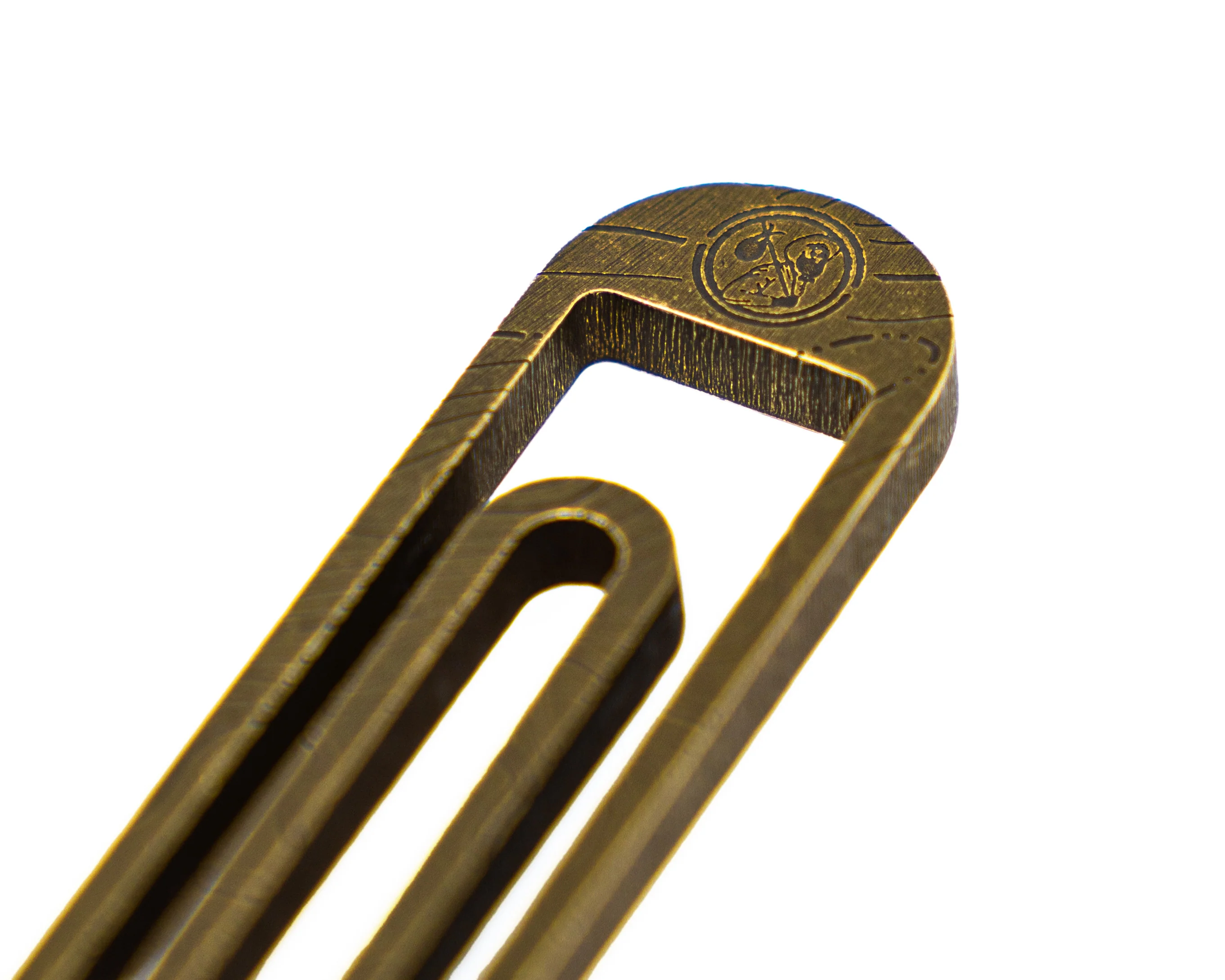 Carry Commission x JRW Gear Topo Tough Clip – Titanium & Brass Key Clip - Image 6