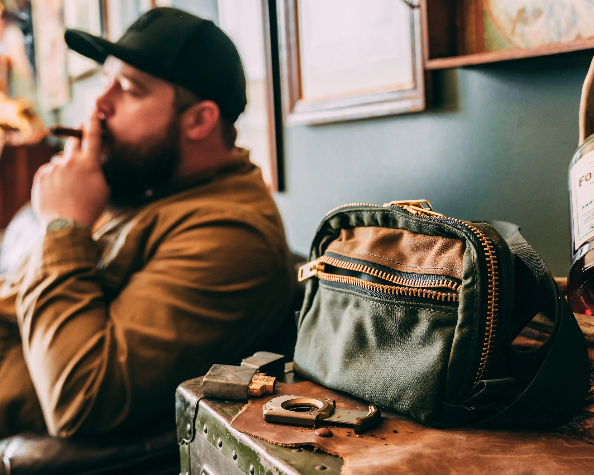 Waxed Canvas Belt Bag - Image 9
