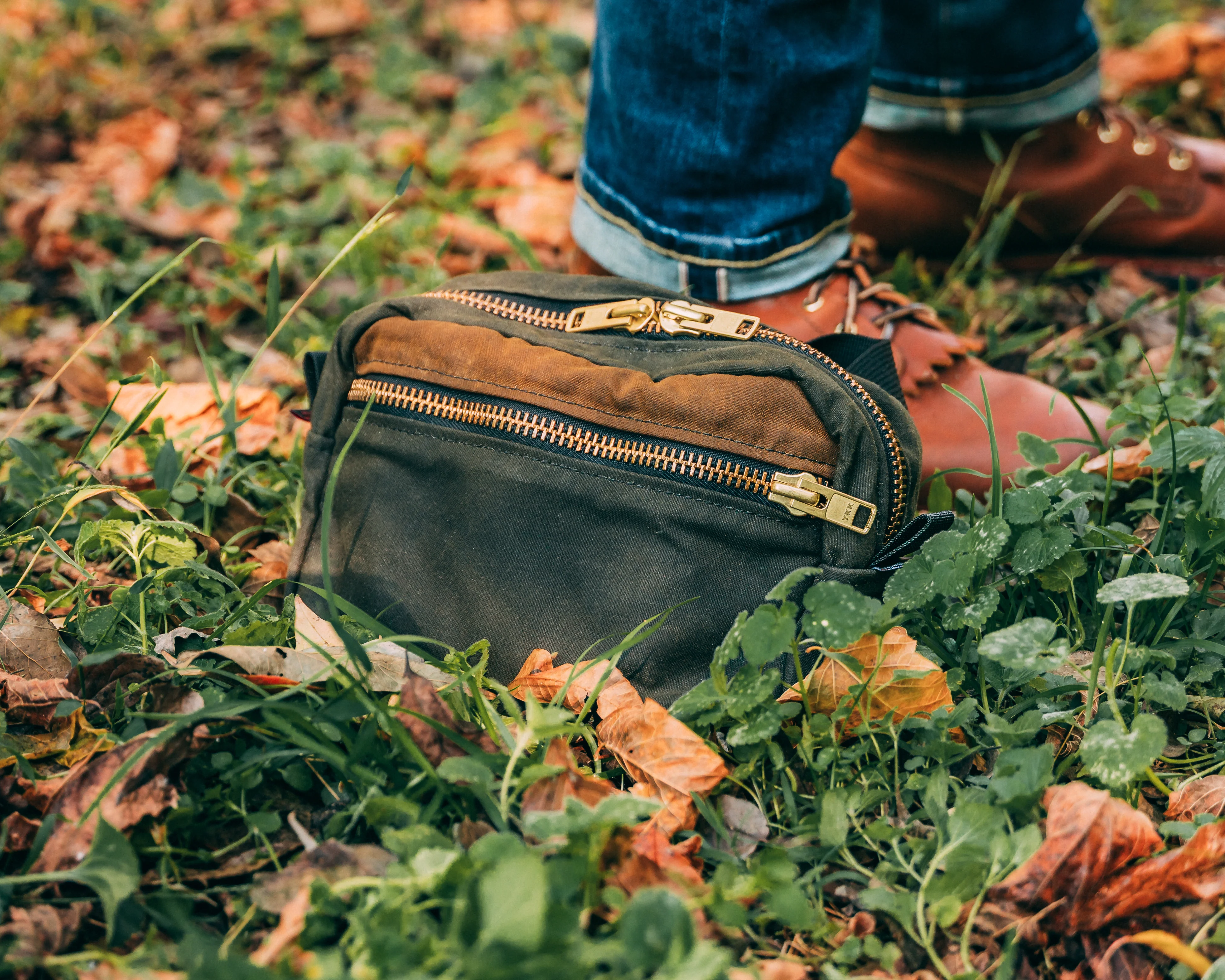 Waxed Canvas Belt Bag XL - Image 10