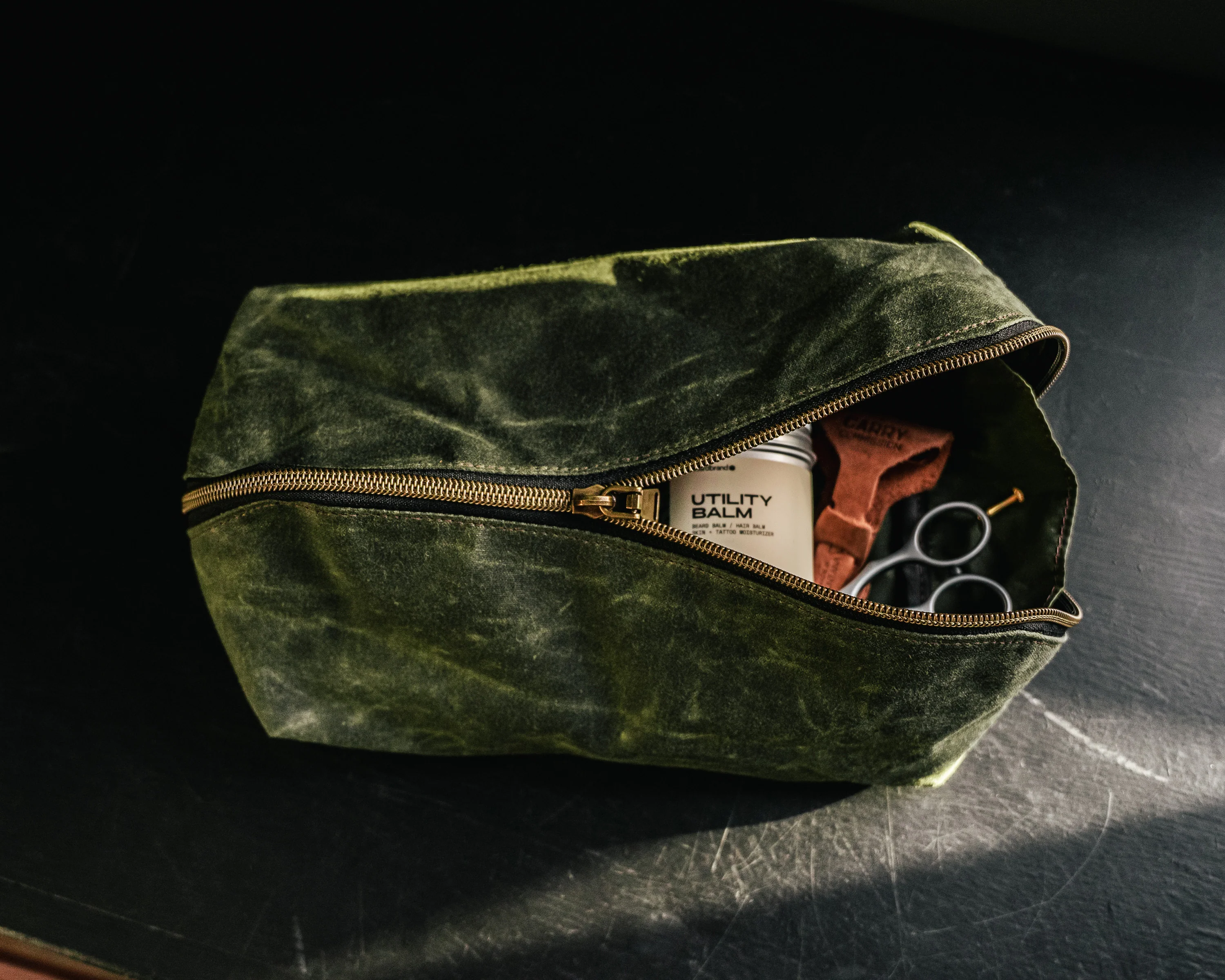 CC Waxed Canvas Dopp Kit - Image 9