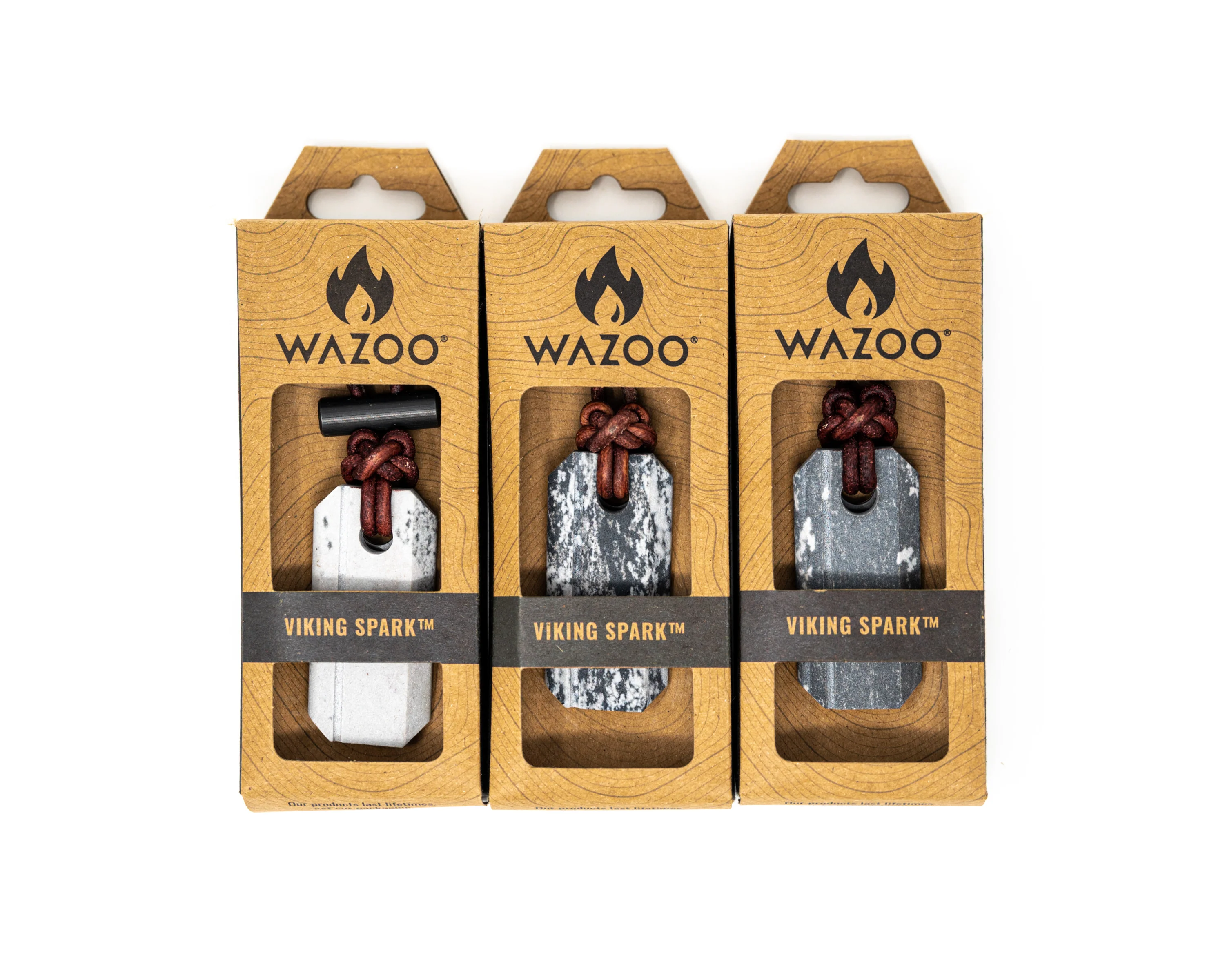 Wazoo Viking Spark – EDC Necklace with Ferro Rod, Whetstone & Fire Starter - Image 3