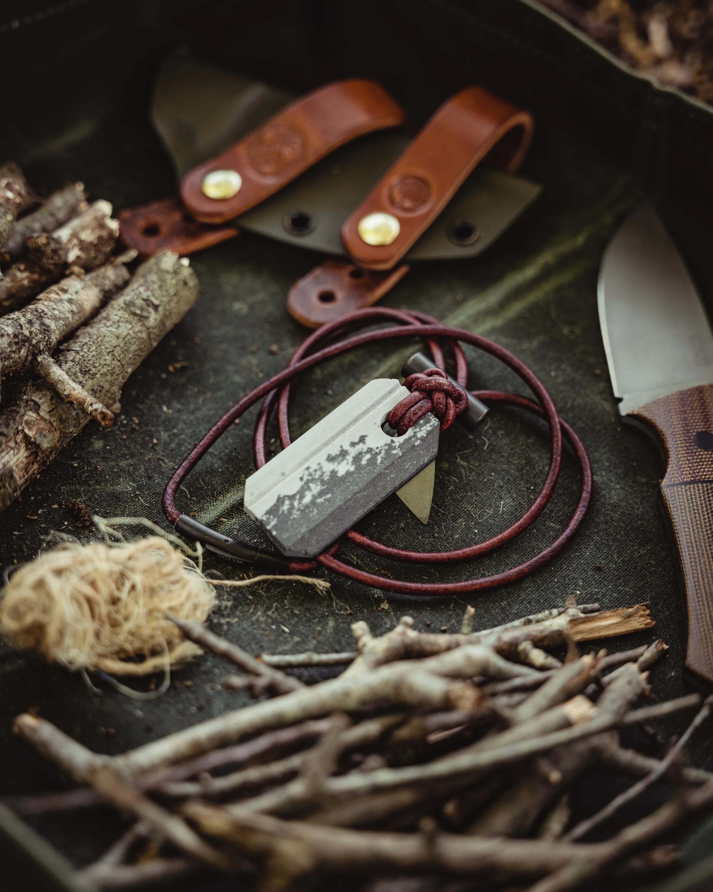 Wazoo Viking Spark – EDC Necklace with Ferro Rod, Whetstone & Fire Starter - Image 7