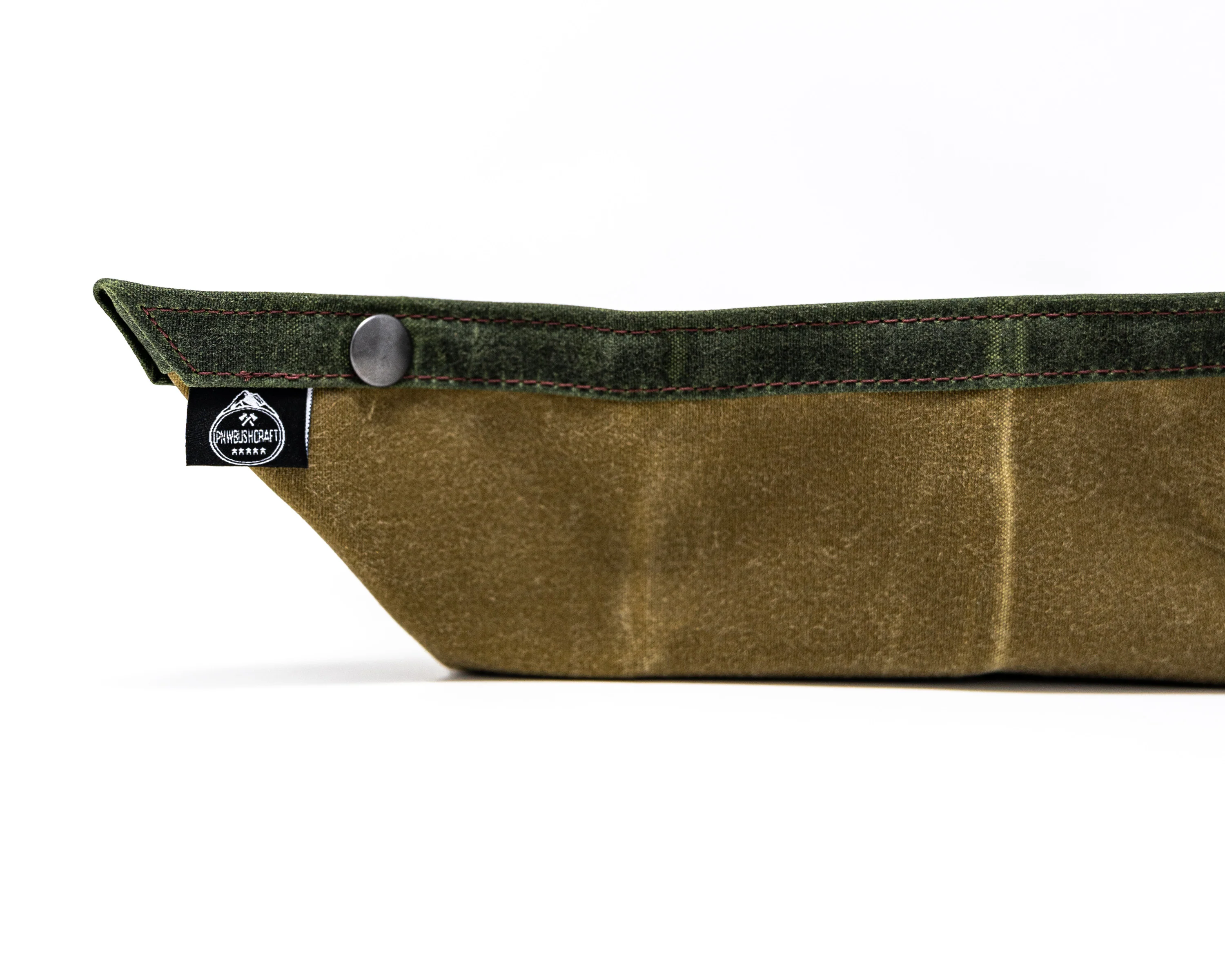 PNW Bushcraft XL Waxed Canvas Travel Tray – Large Foldable EDC Dump Tray - Image 7
